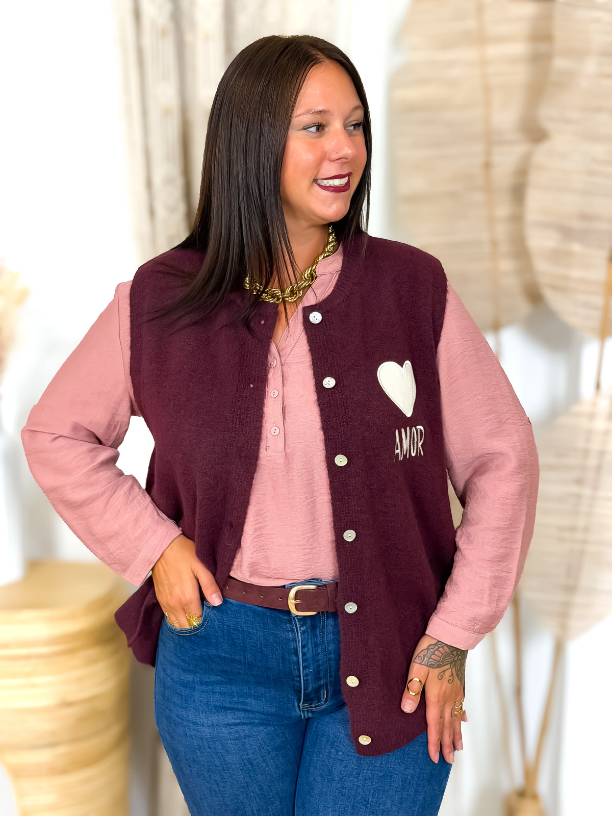 Gilet sans manches - Lovies - Bordeaux