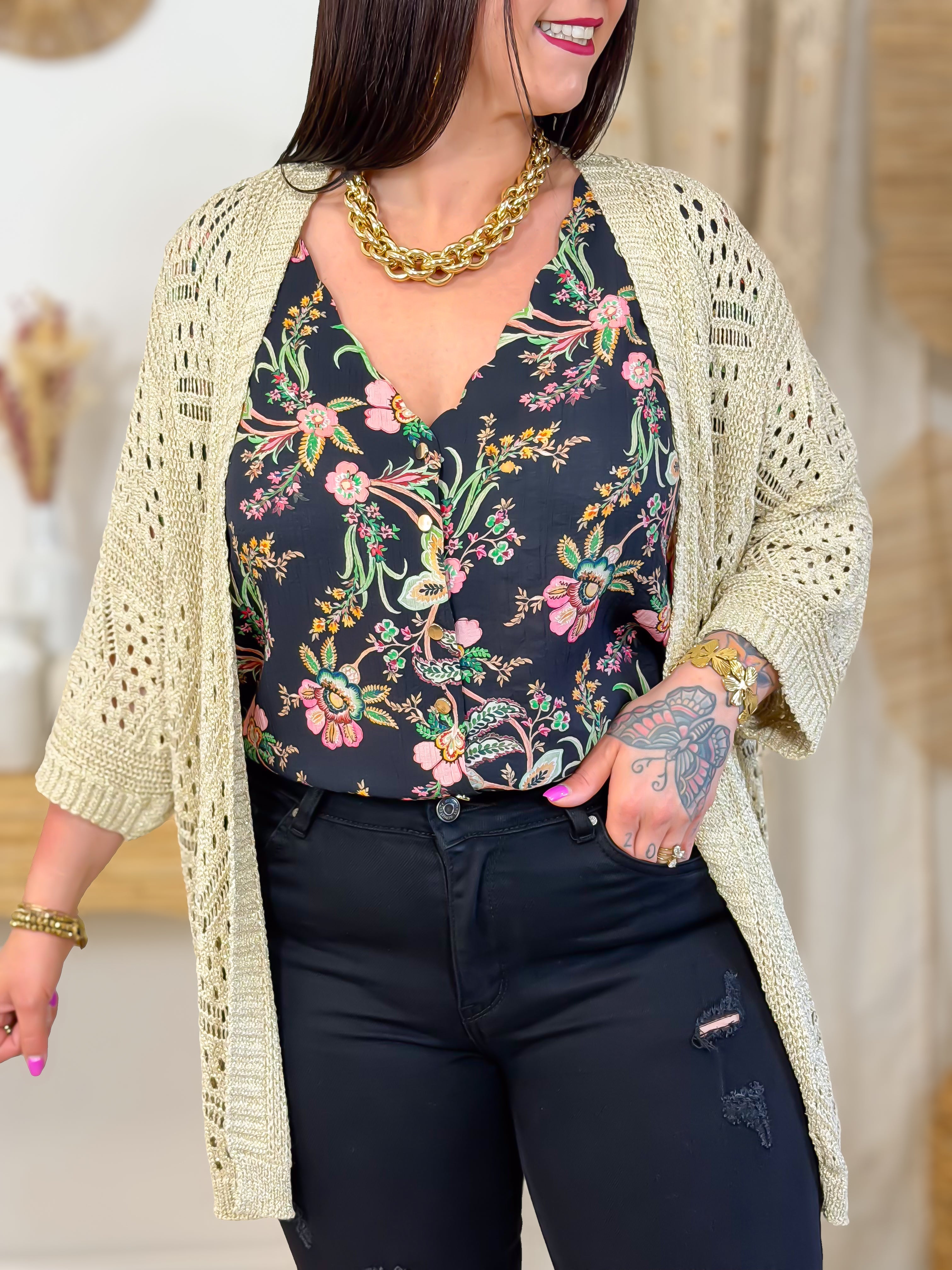 Gilet - Adelma - Doré