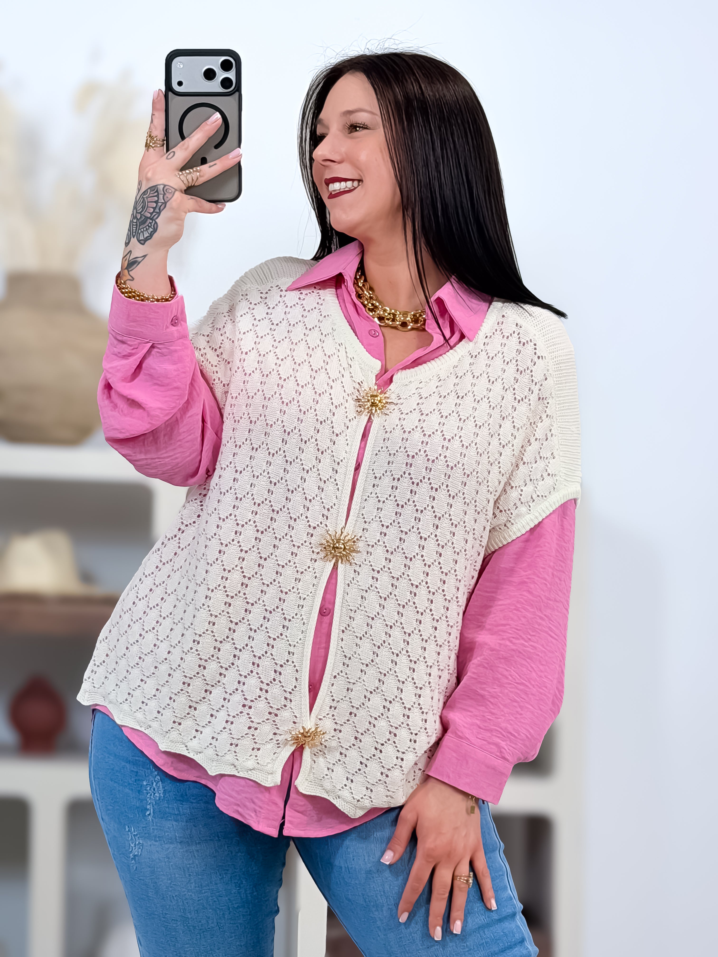 Gilet Manches Courtes - Mayline - Blanc