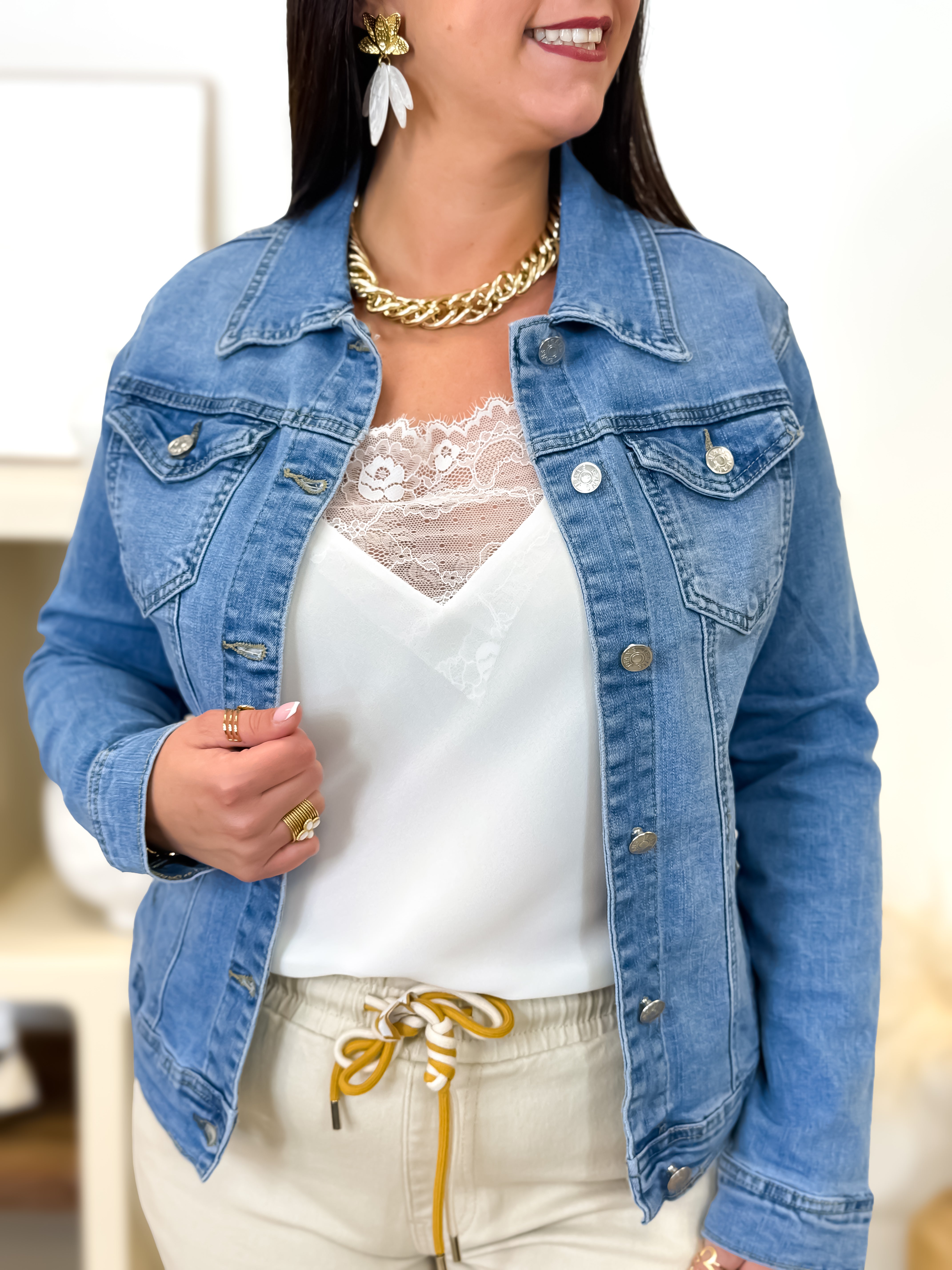 Veste en jeans - Anita - Bleu