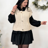 Gilet sans manche - Angelica - Beige