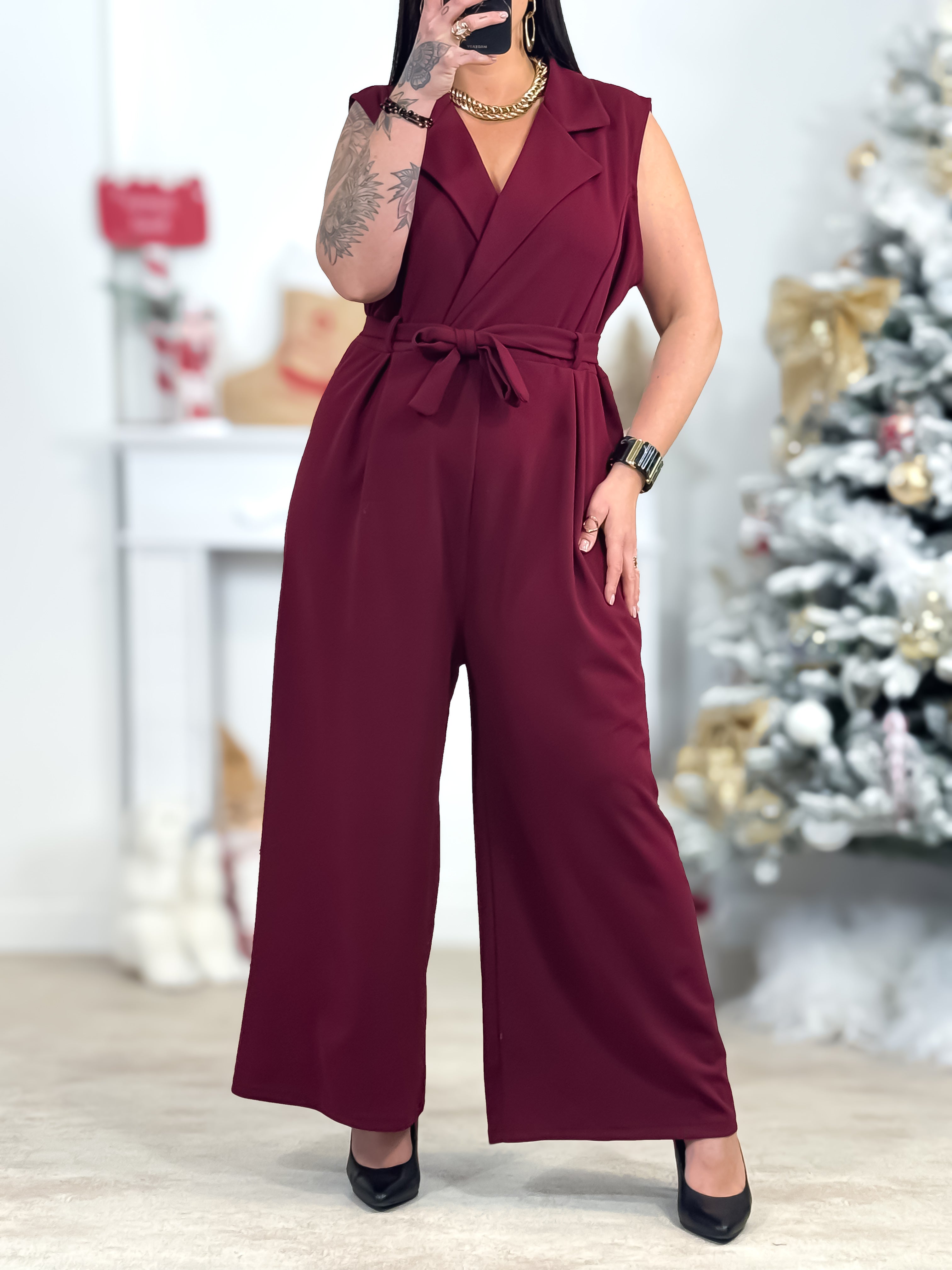 Combinaison - Evana - Bordeaux