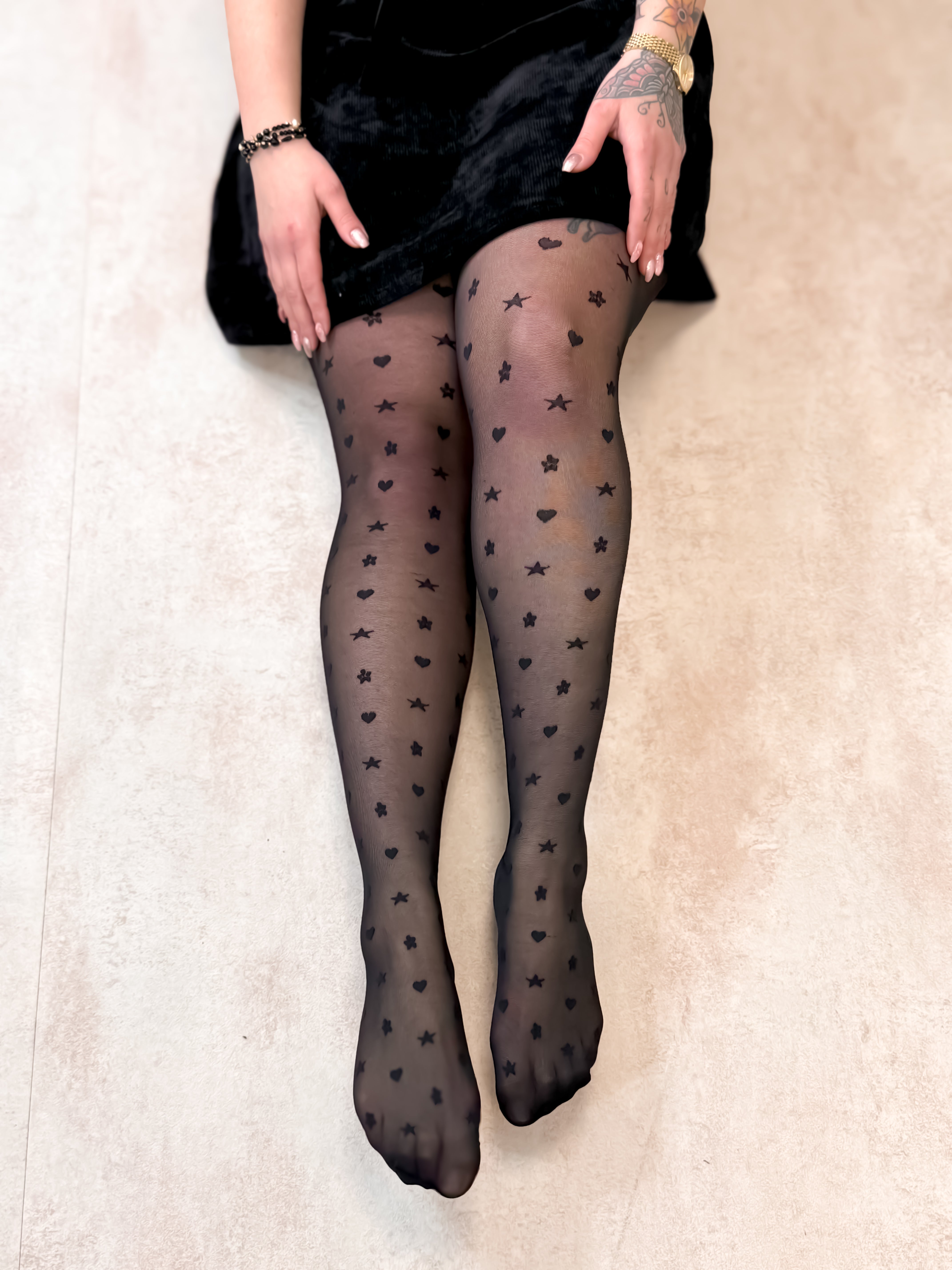 Bas collants - Tamara - Noir