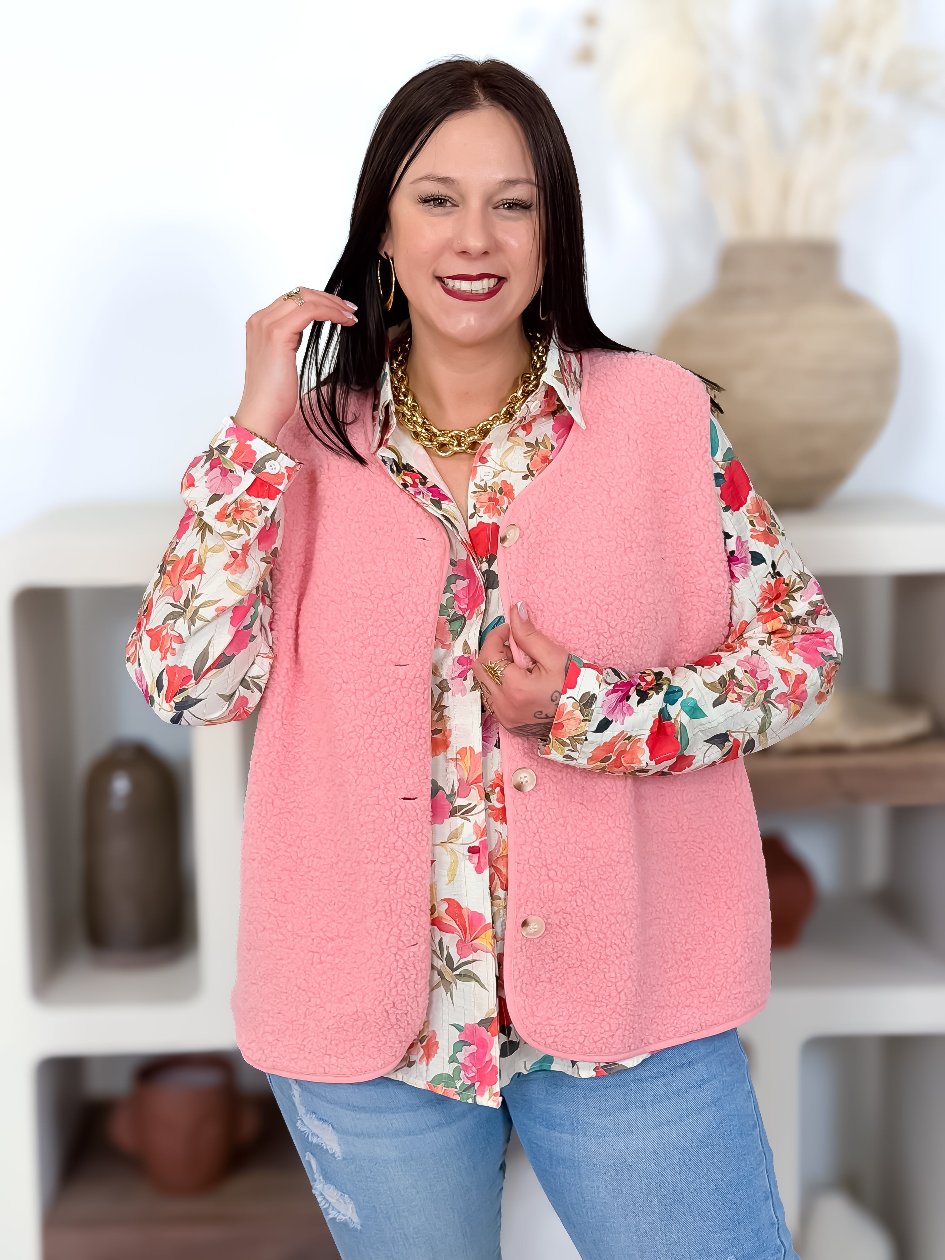 Chemise - Mya - Blanc & Rose