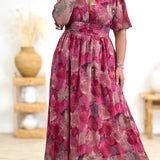 Robe - Damiana - Grenat