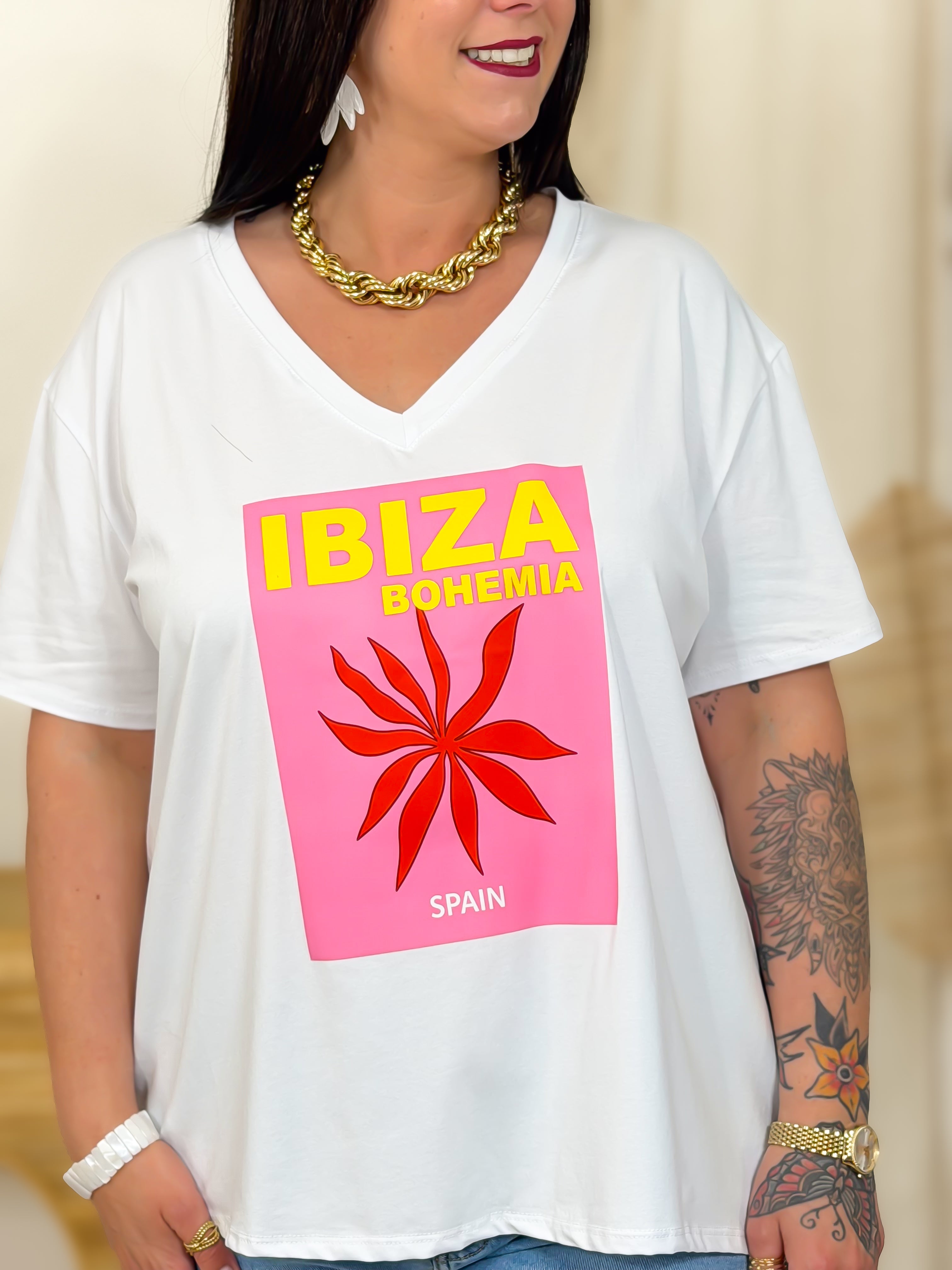 T-shirt - Ibiza Bohemia - Blanc