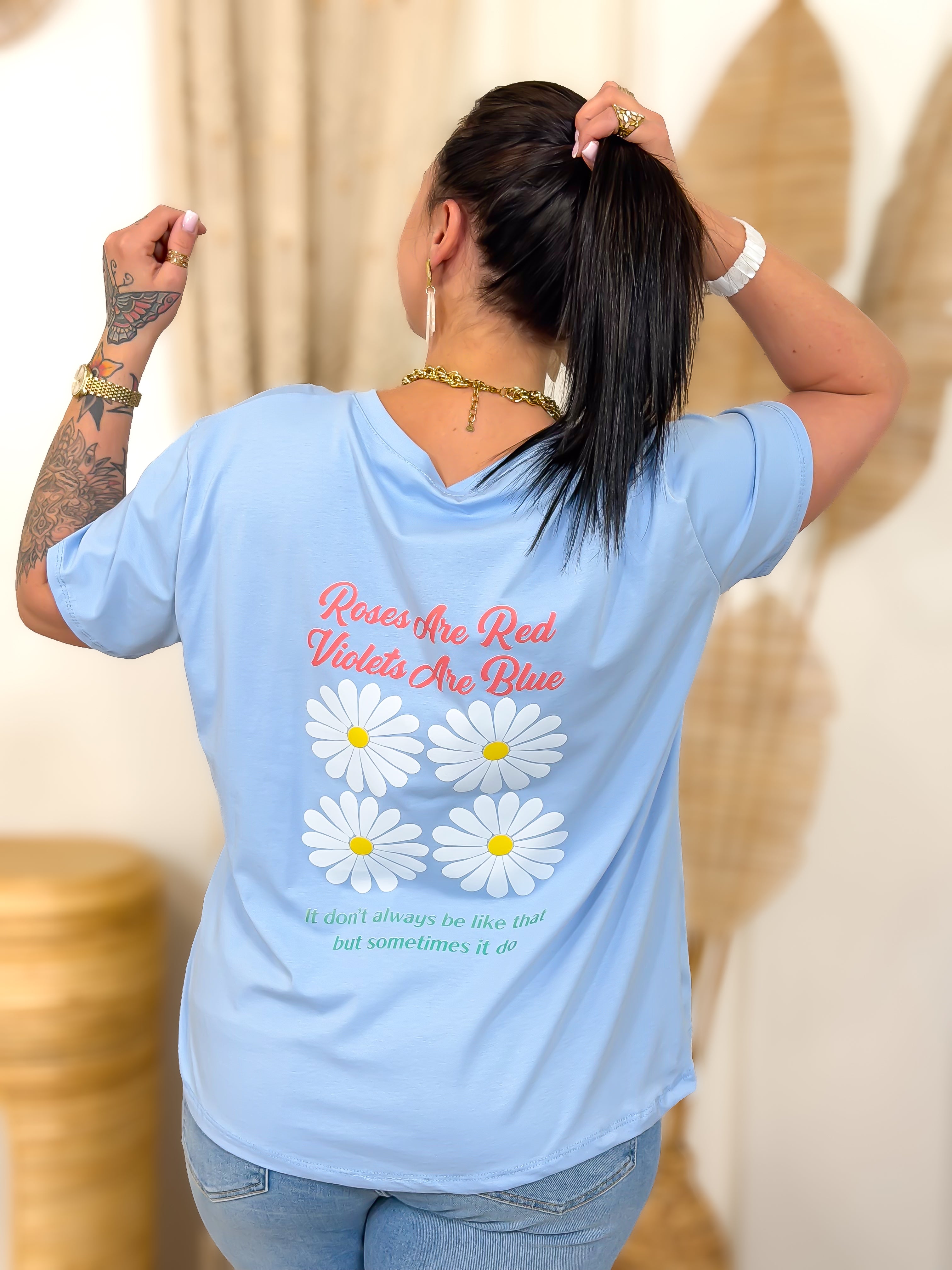 T-shirt - Yelena - Bleu Clair