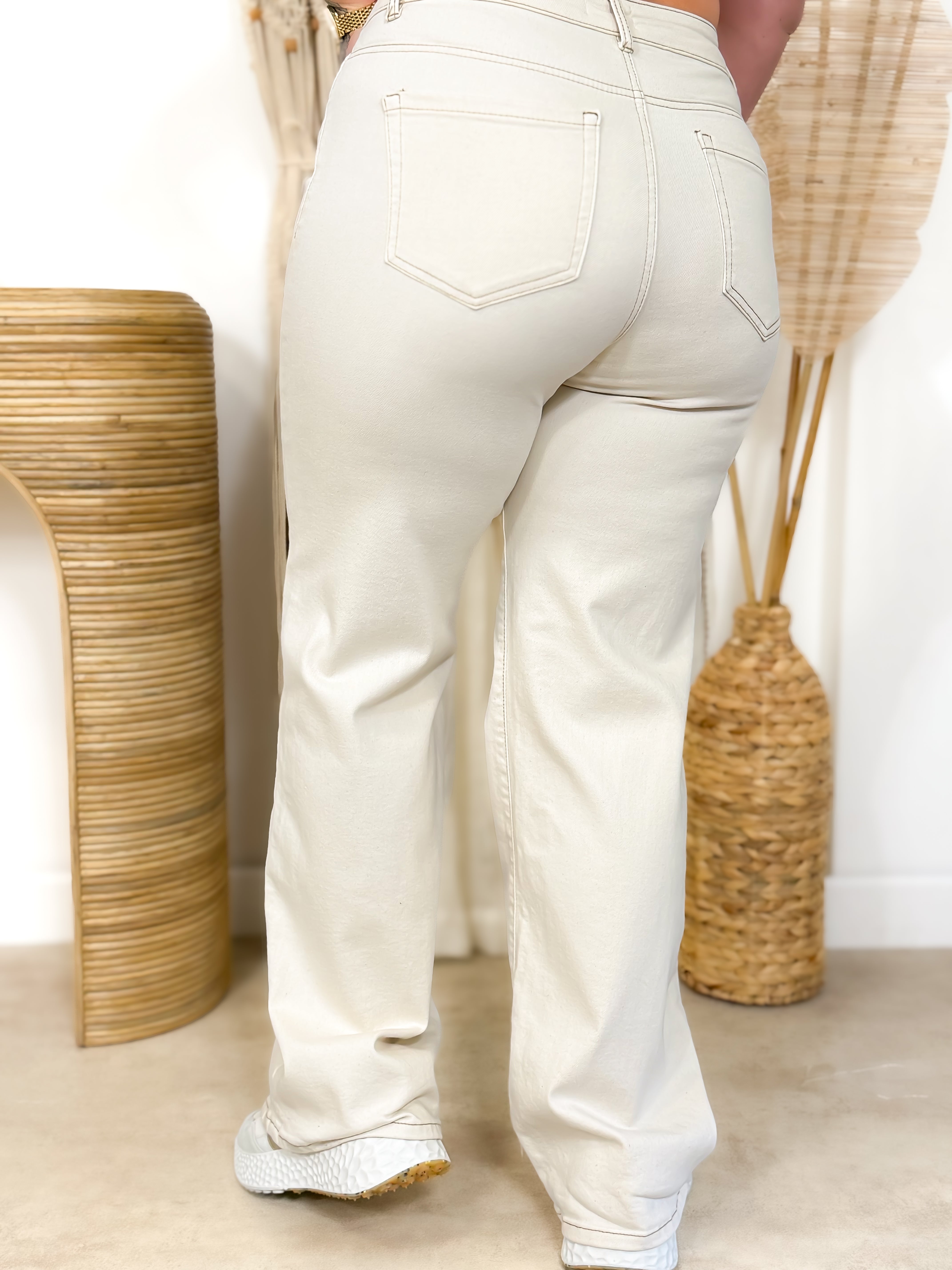 Jeans - Mina - Beige