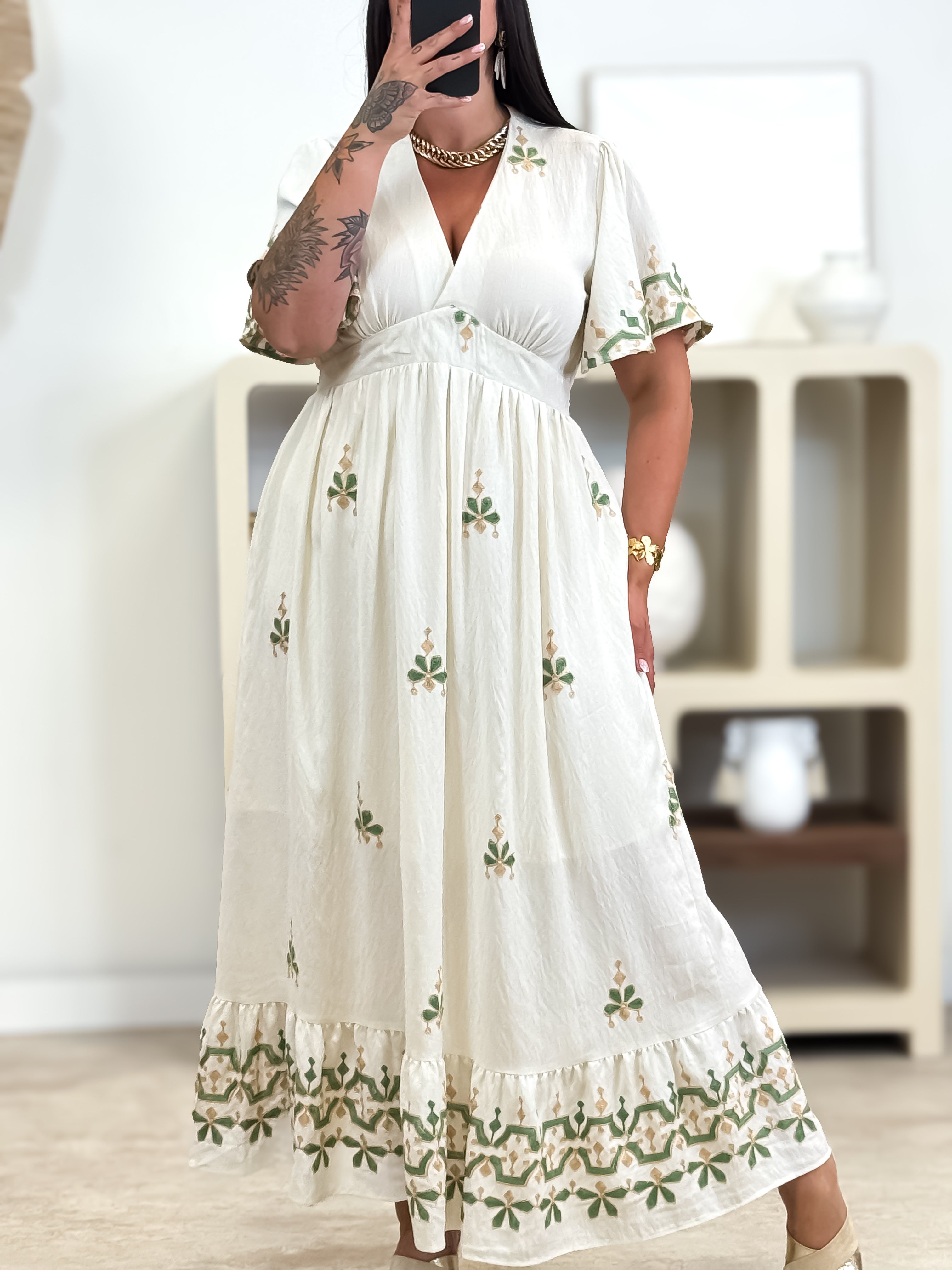Robe - Rosalie - Beige