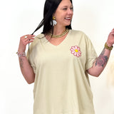 T-shirt - Fiore - Beige