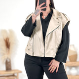 Veste sans manche - Johanne - Beige