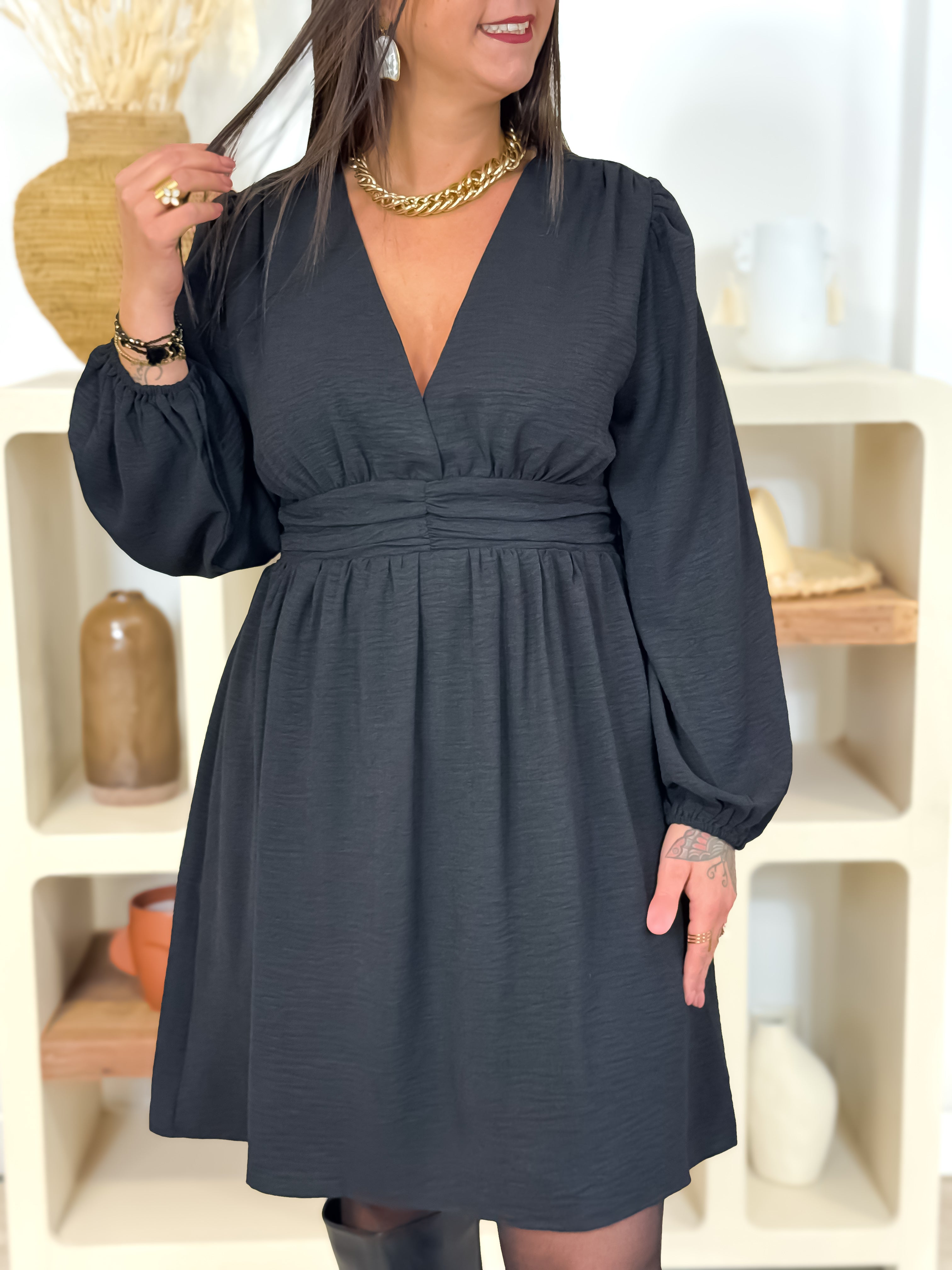 Robe - Lena - Noir