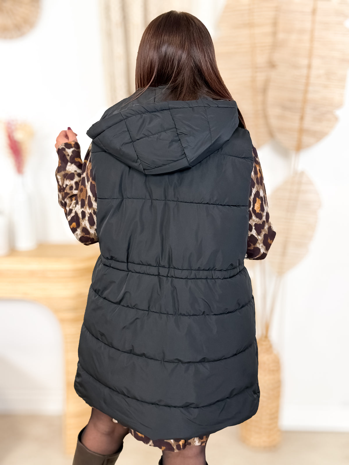Veste sans manche - Omya - Noir