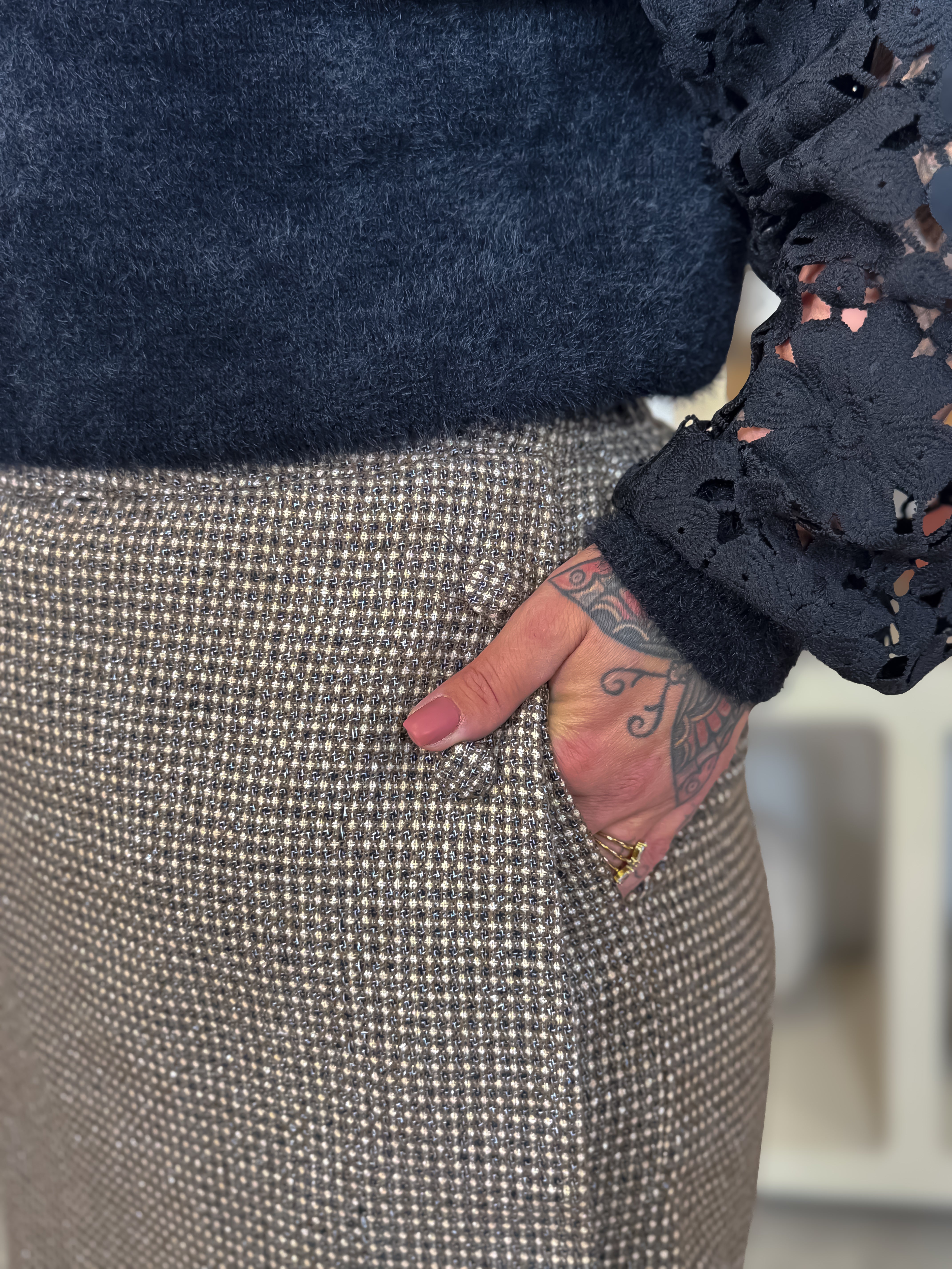 Jupe short - Elisabeth - Marron & Camel