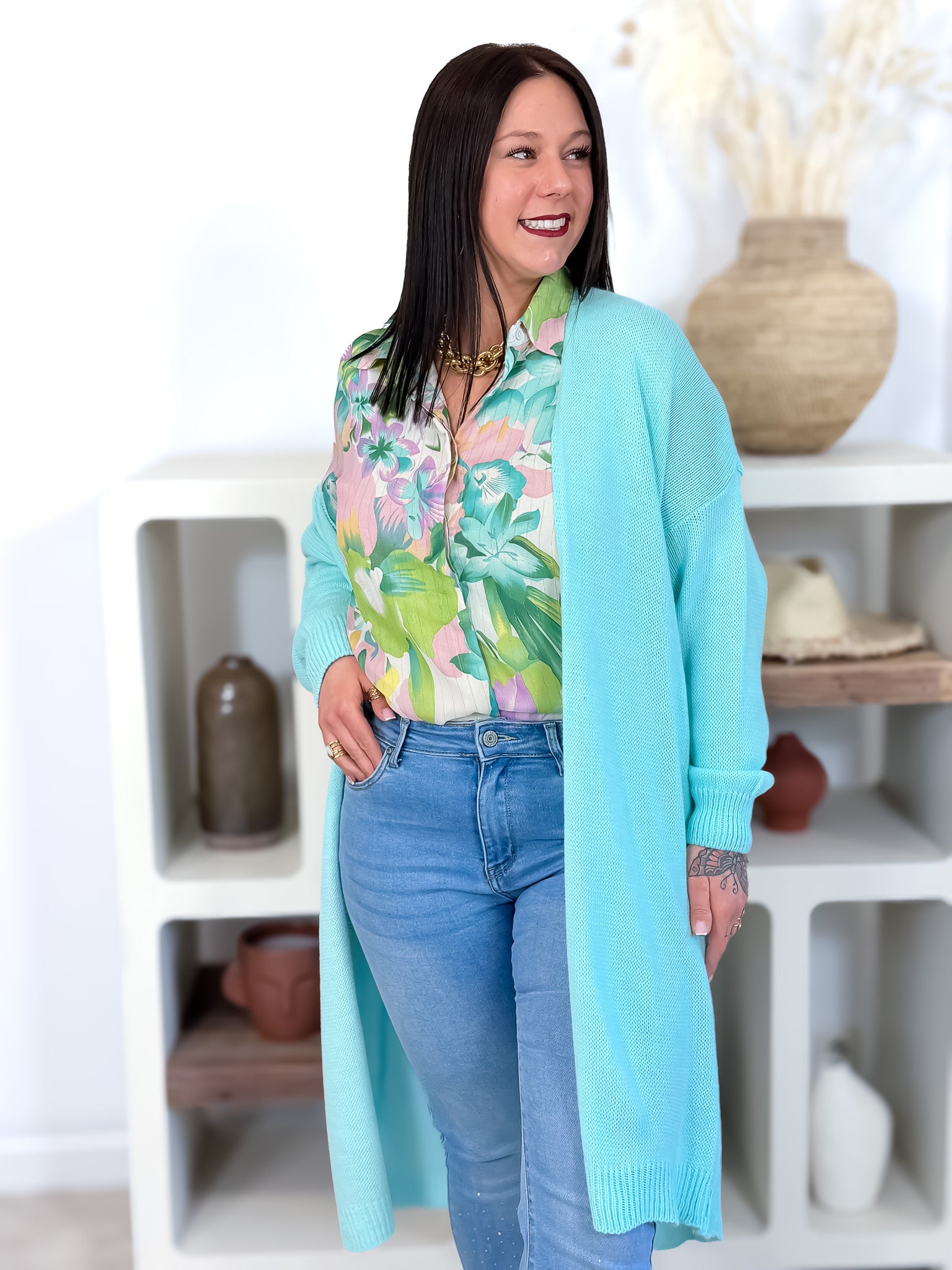 Gilet - Appoline - Turquoise