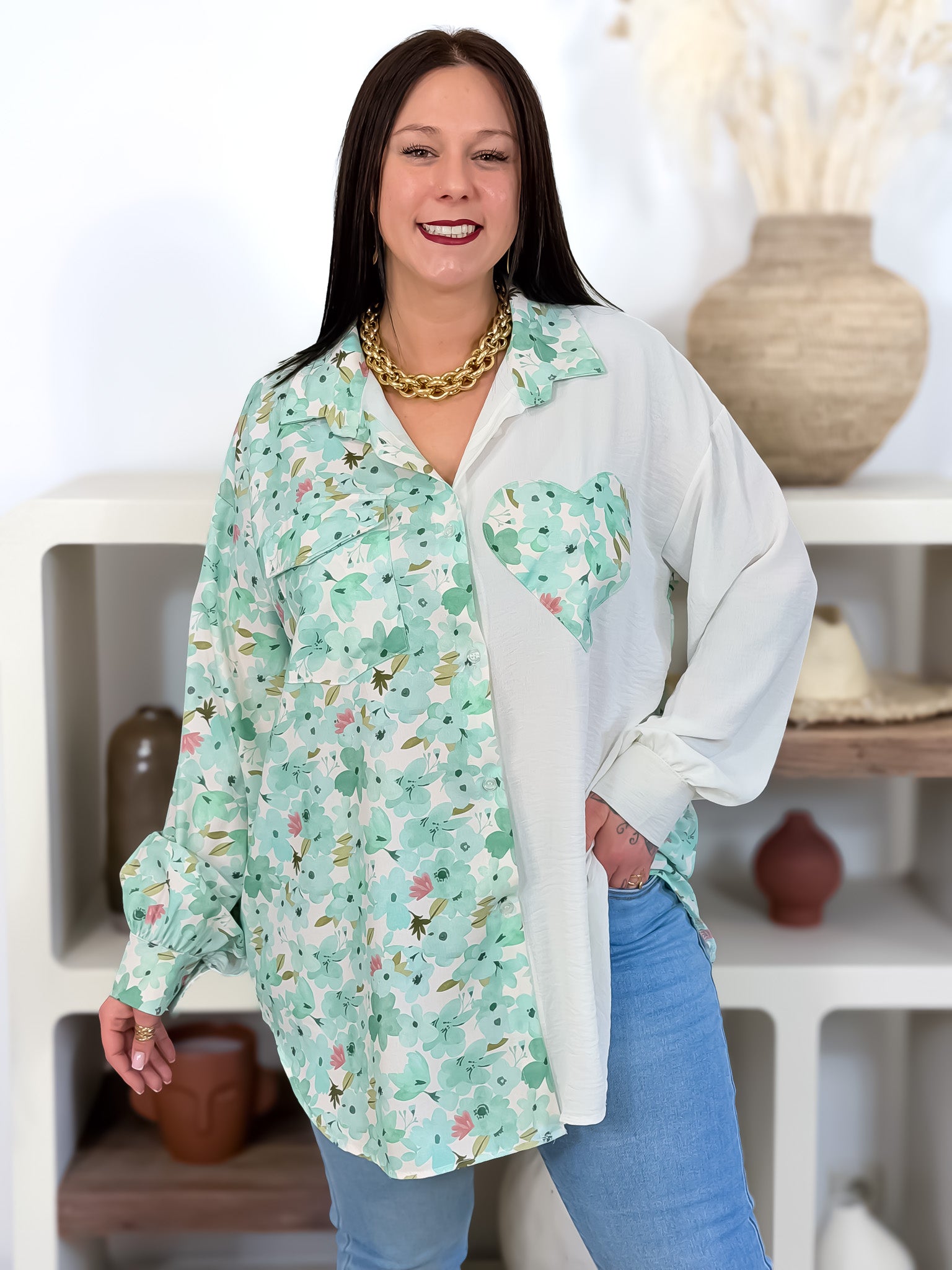 Shirt - Séverine - Kaki