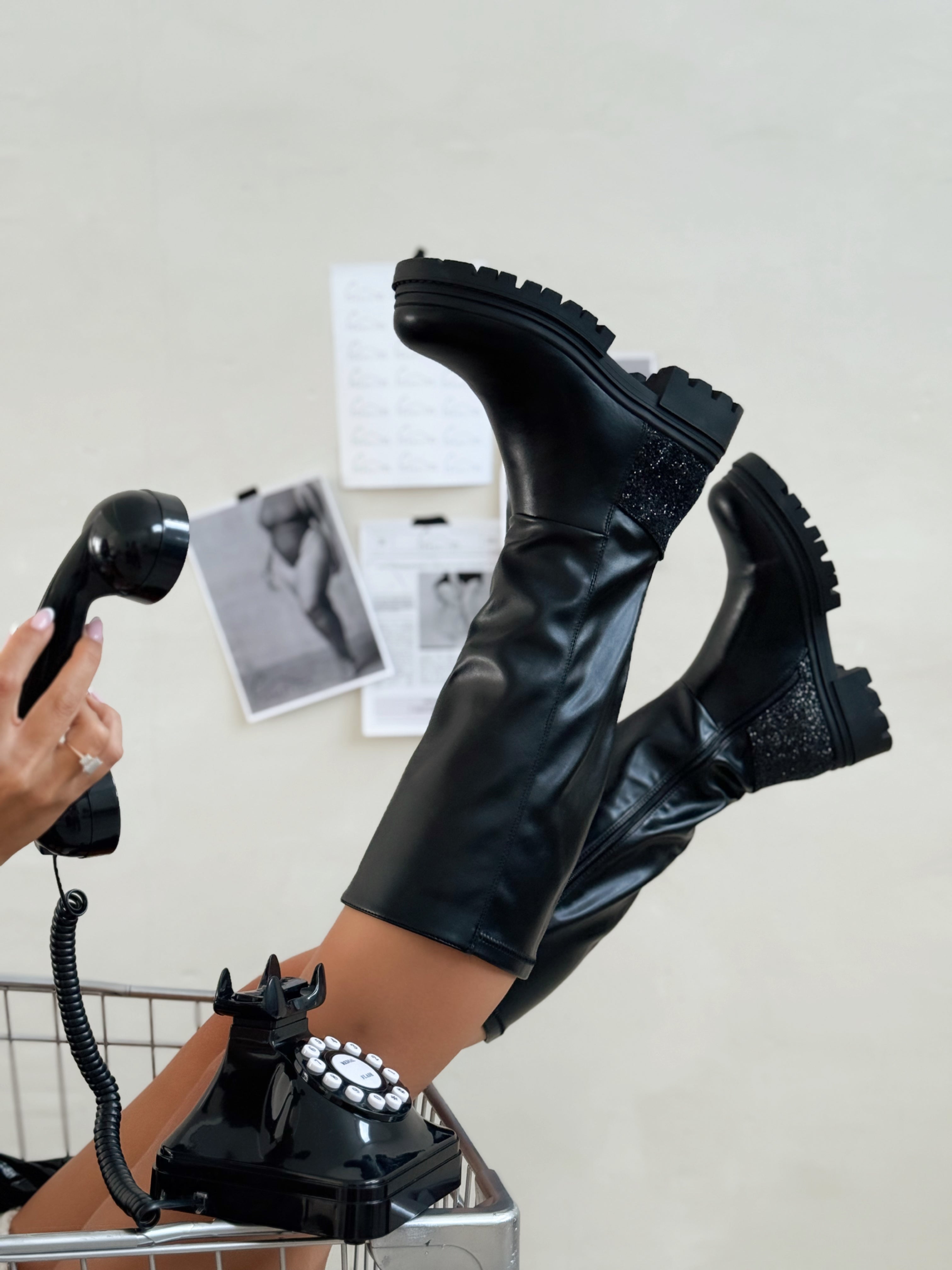 Bottes M/L - Cinzia - Noir