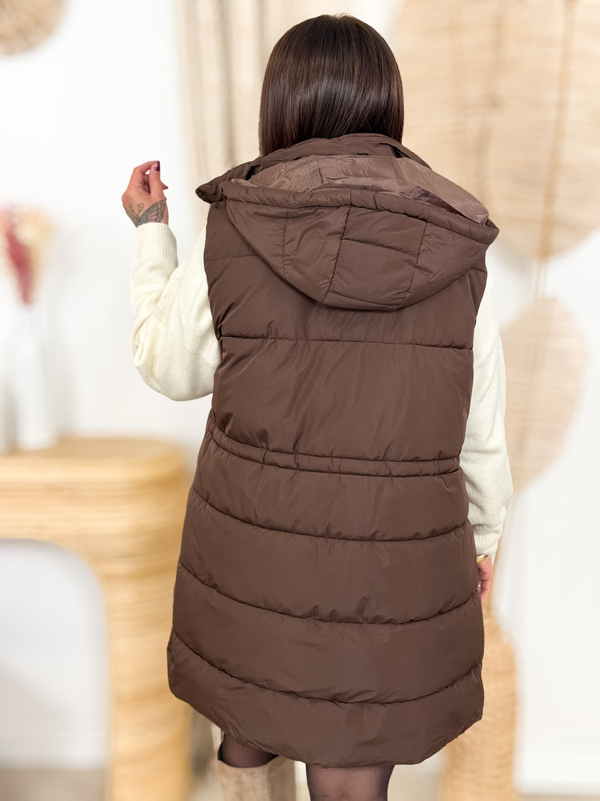 Veste sans manche - Omya - Chocolat