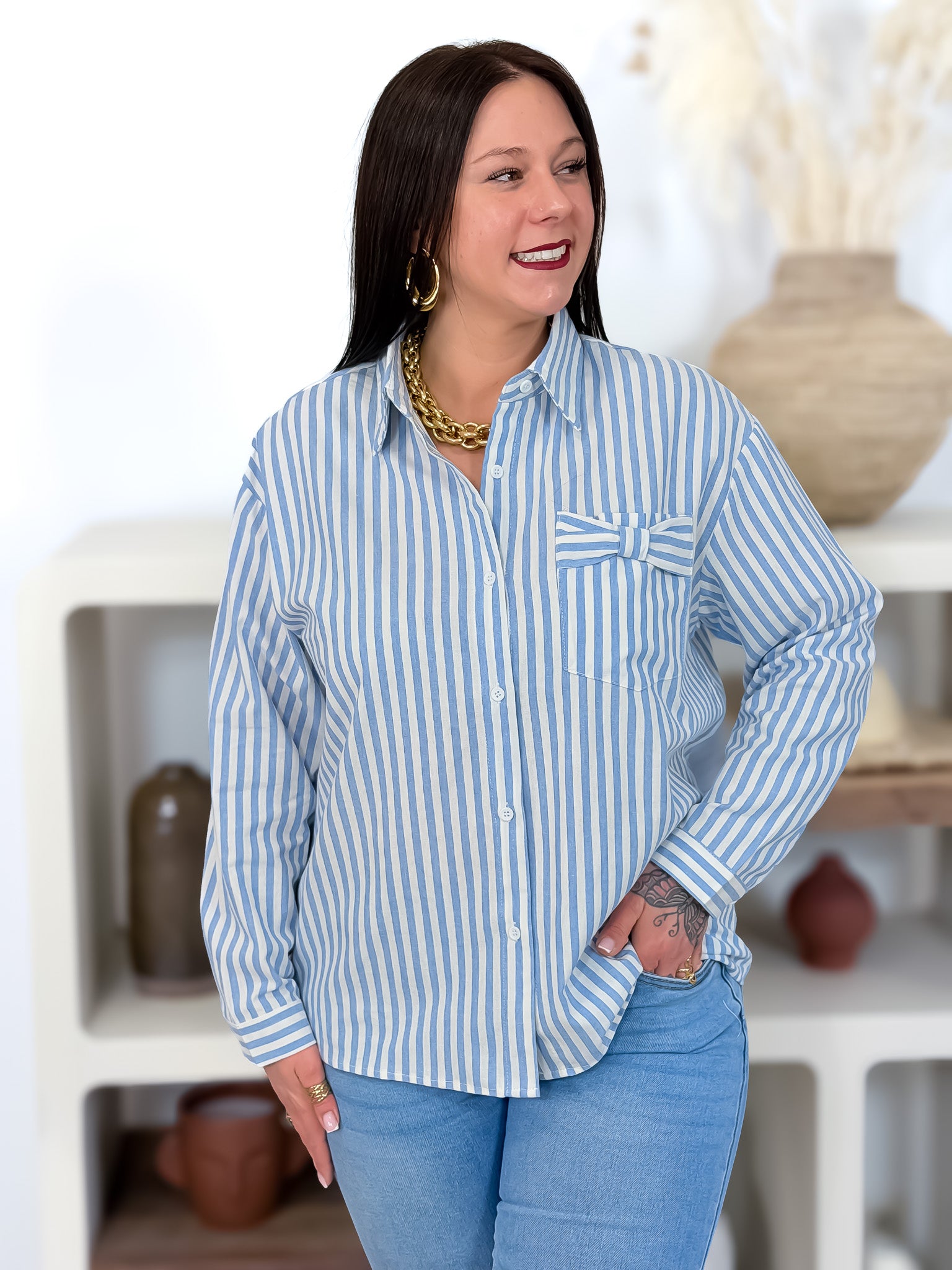 Chemise - Eléonore - Bleu