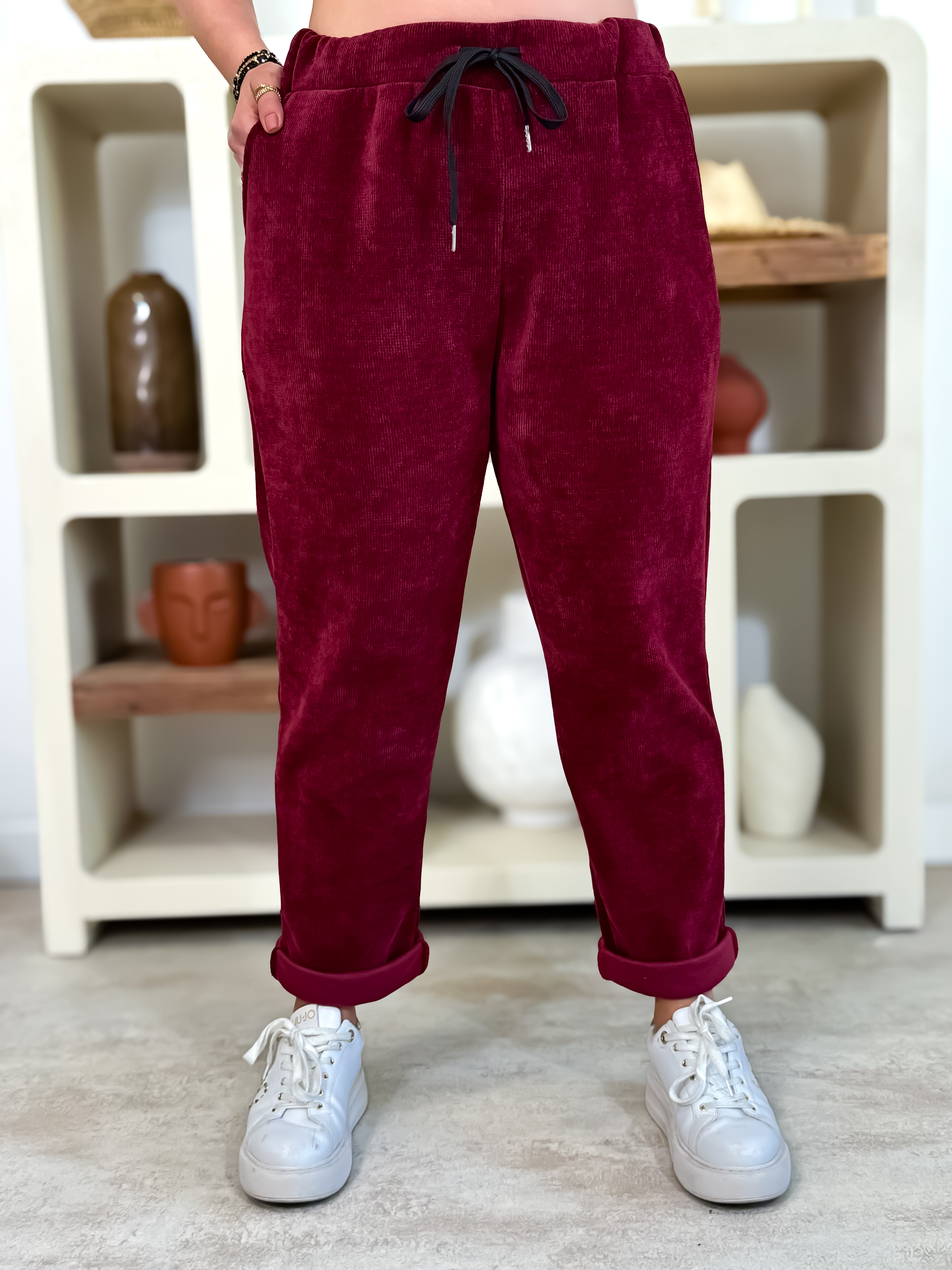 Pantalon - Julia - Bordeaux
