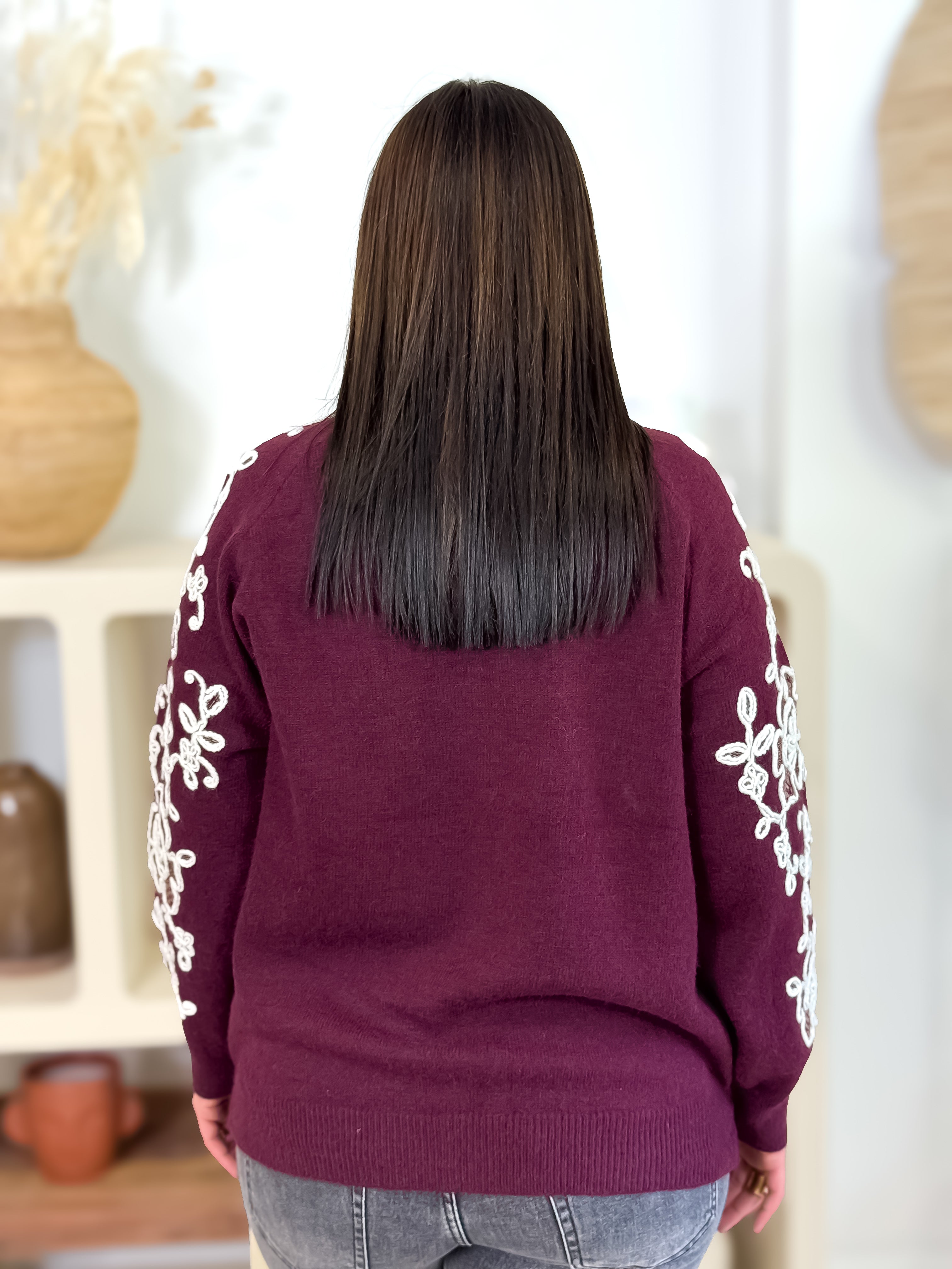 Pull - Maya - Bordeaux