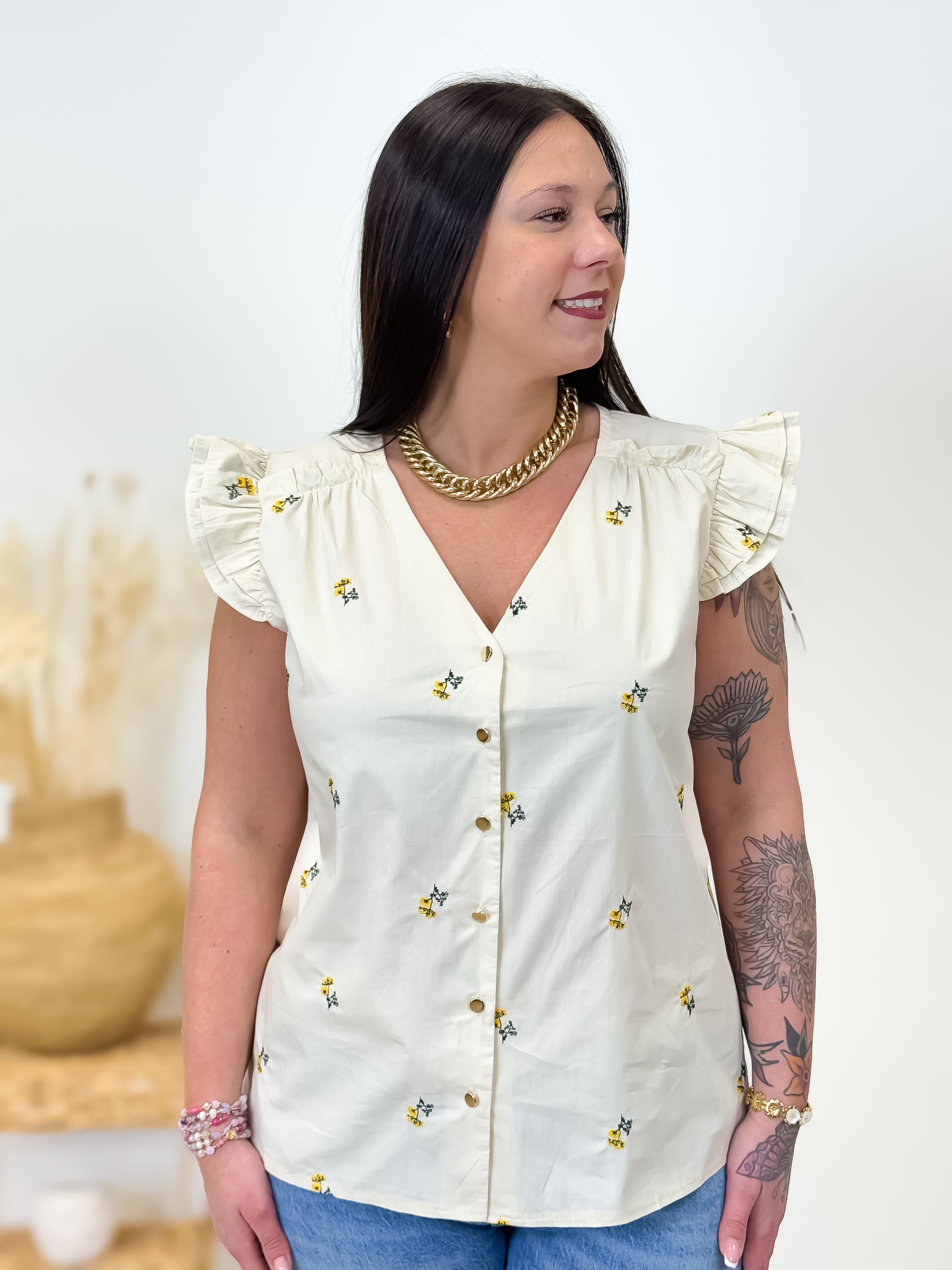 Blouse - Erica - Ecru