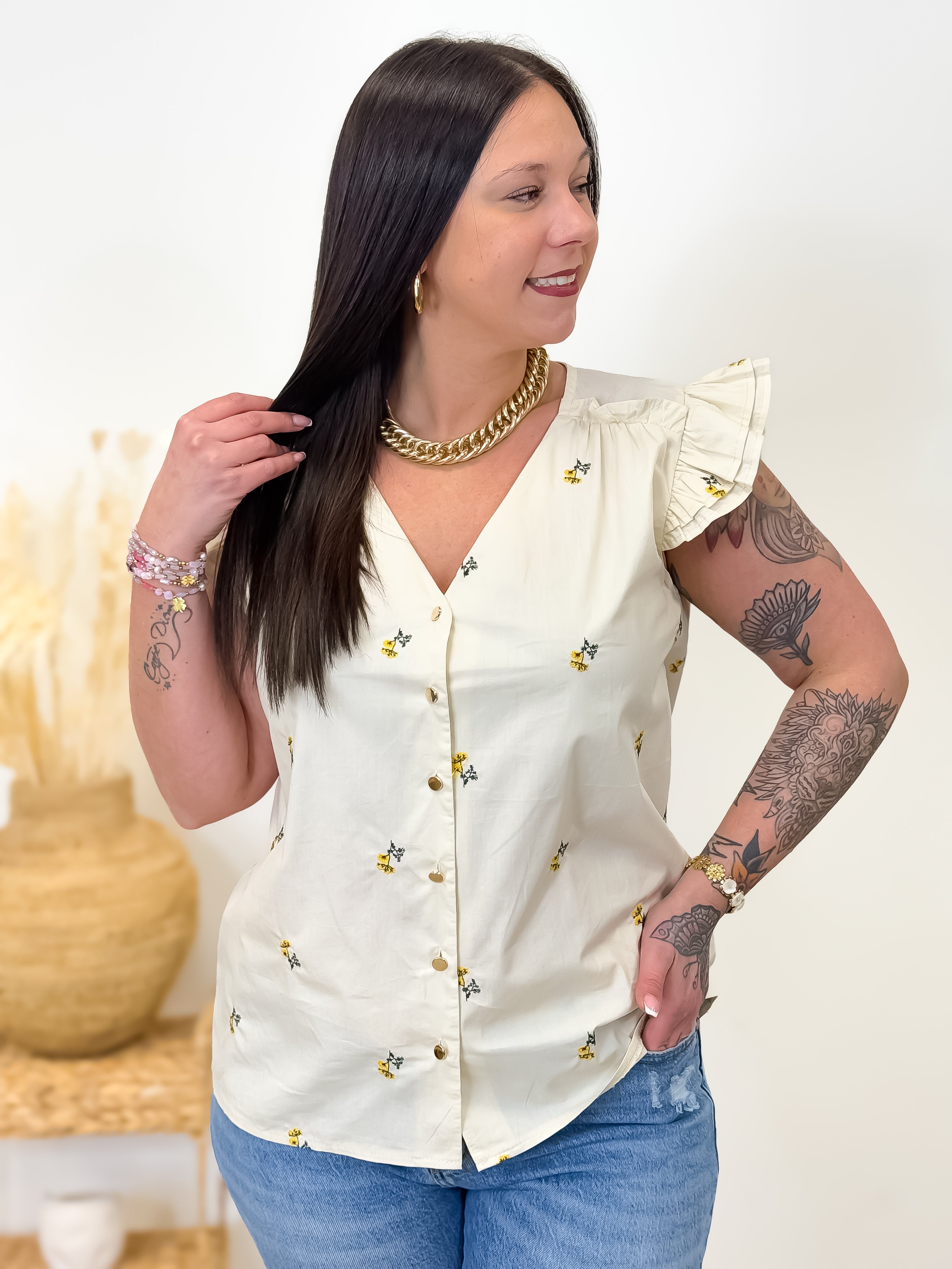 Blouse - Erica - Ecru