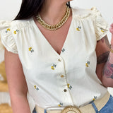 Blouse - Erica - Ecru