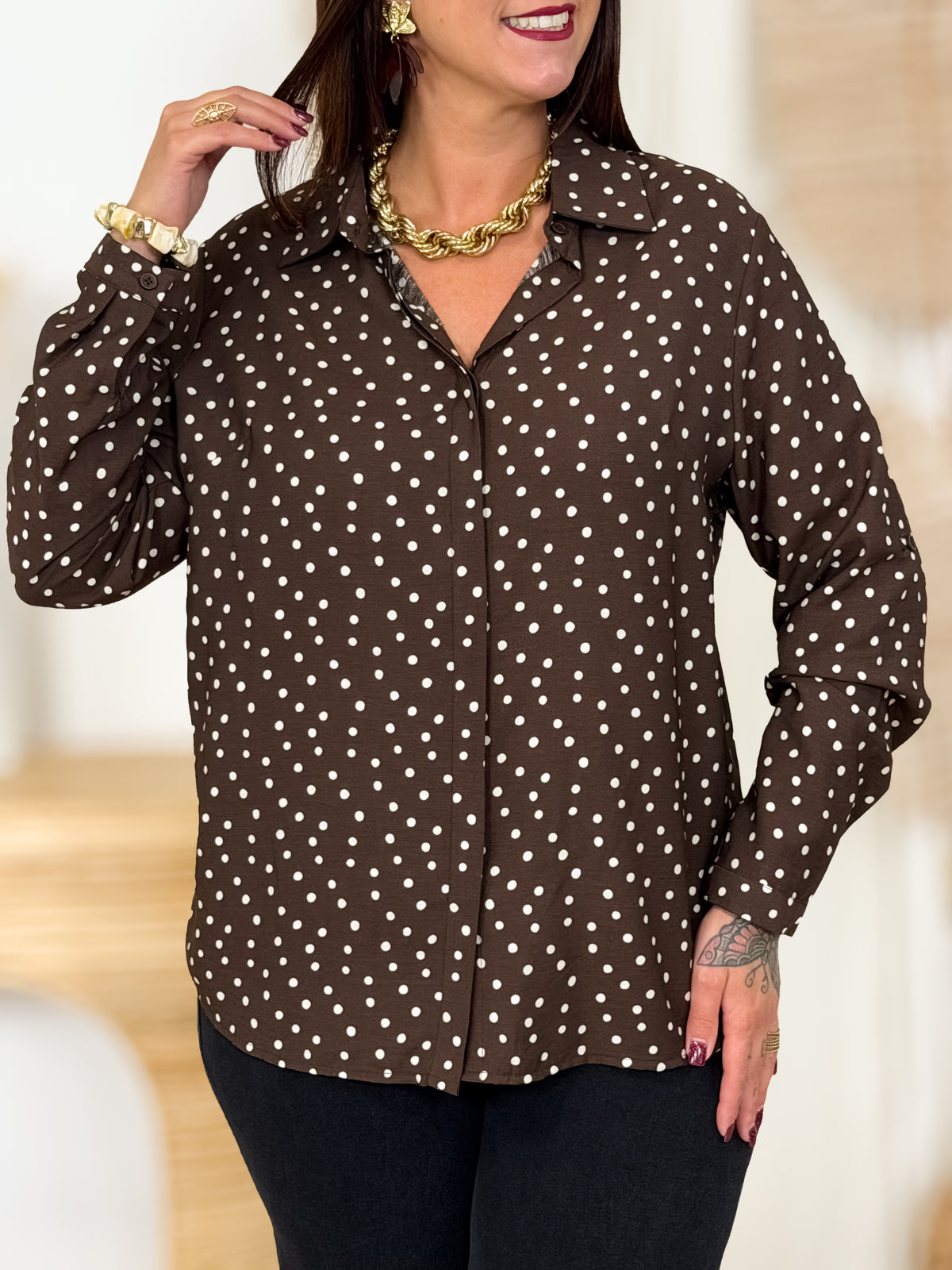 Chemise - Amaelle - Chocolat