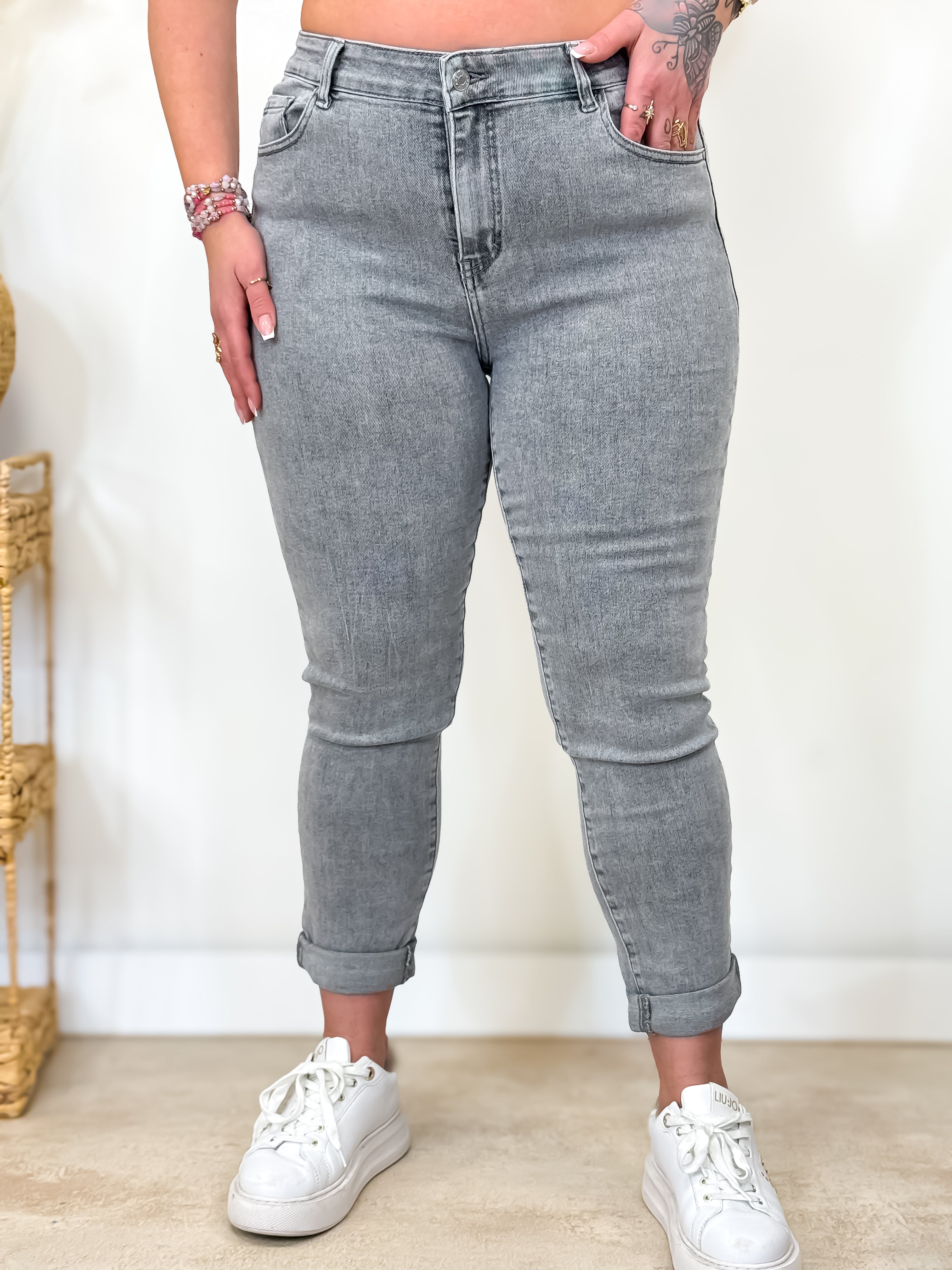 Jeans - Tiffany - Grijs