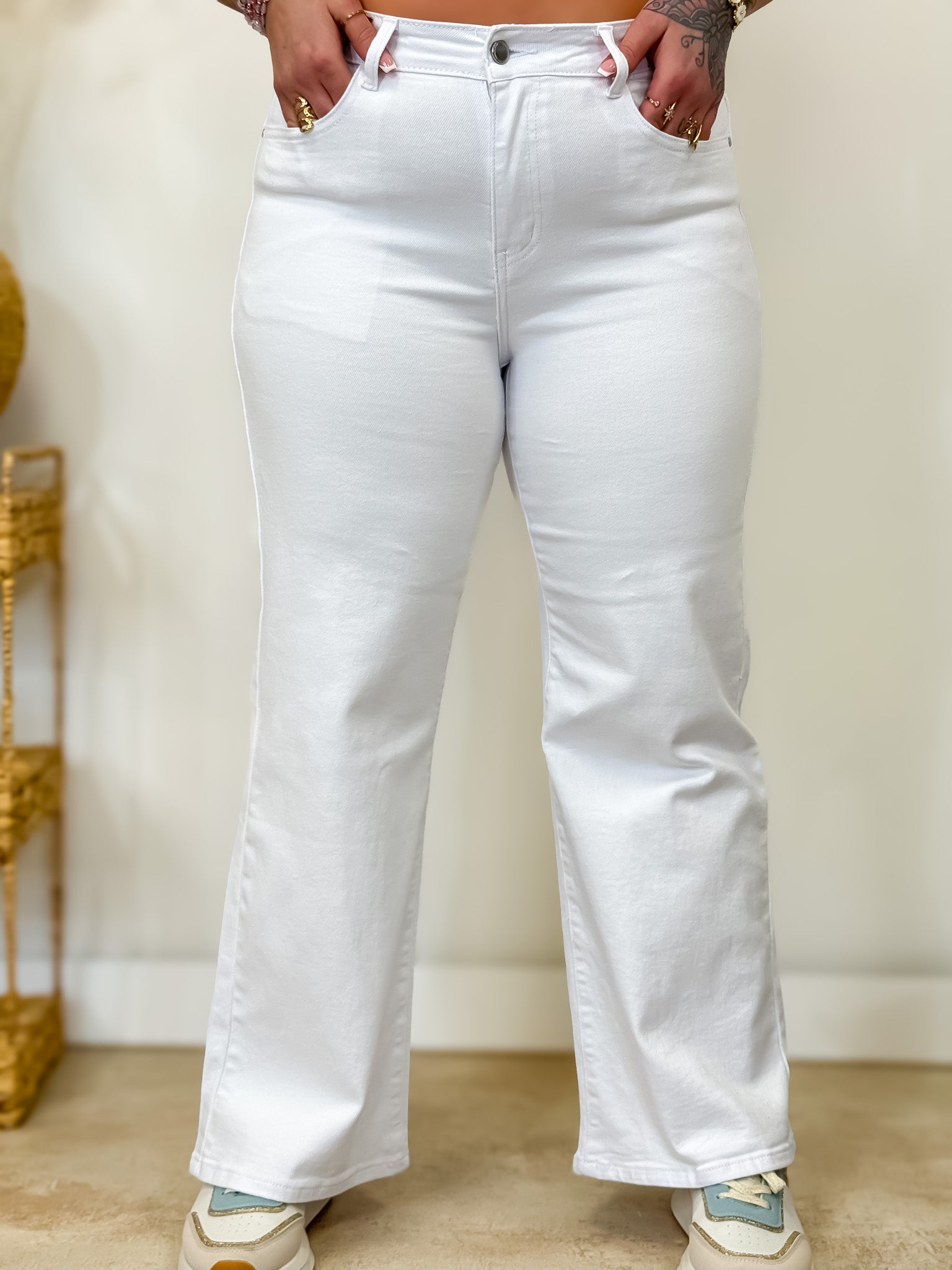 Jeans - Nassia - Wit
