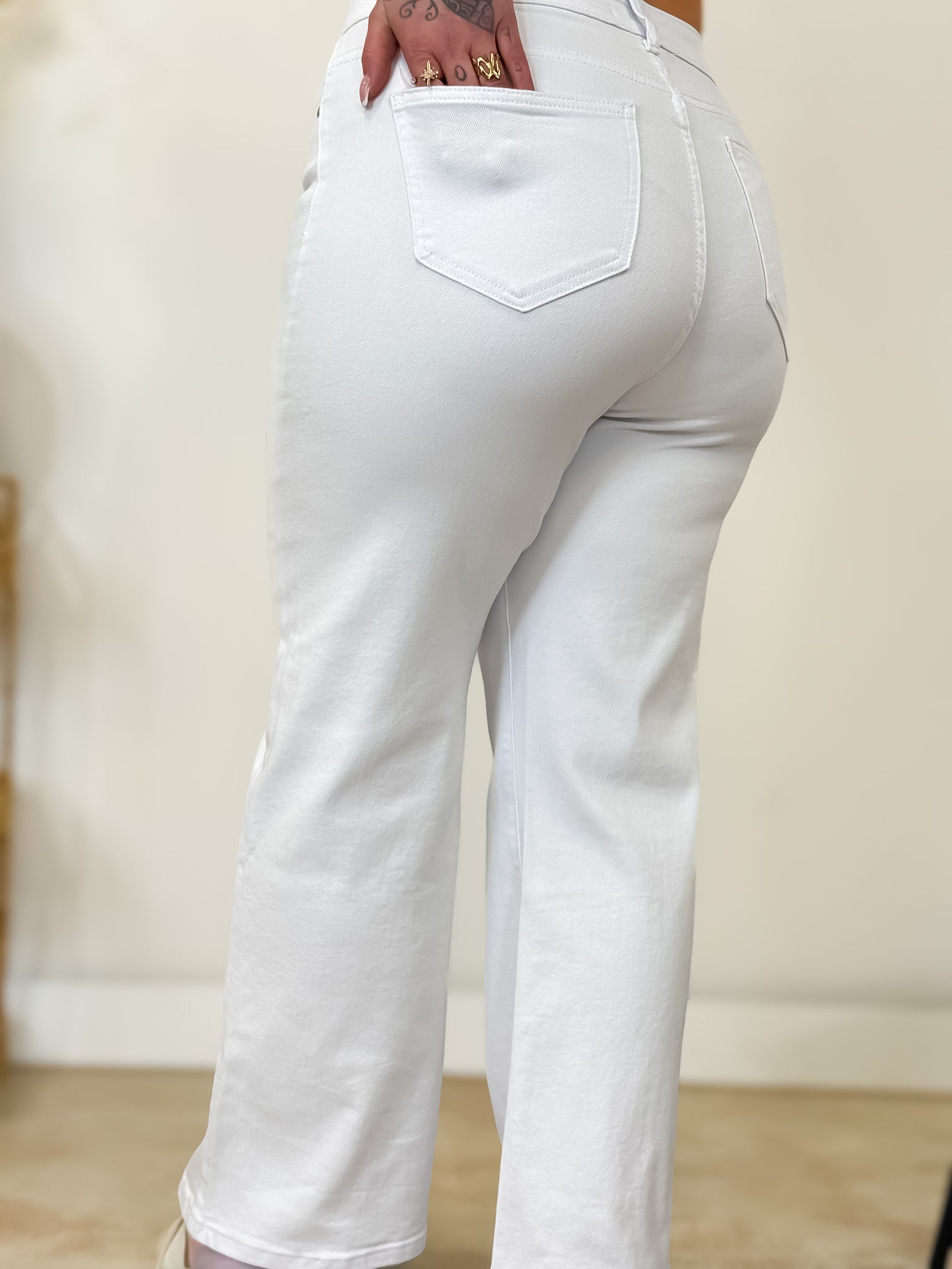 Jeans - Nassia - Wit