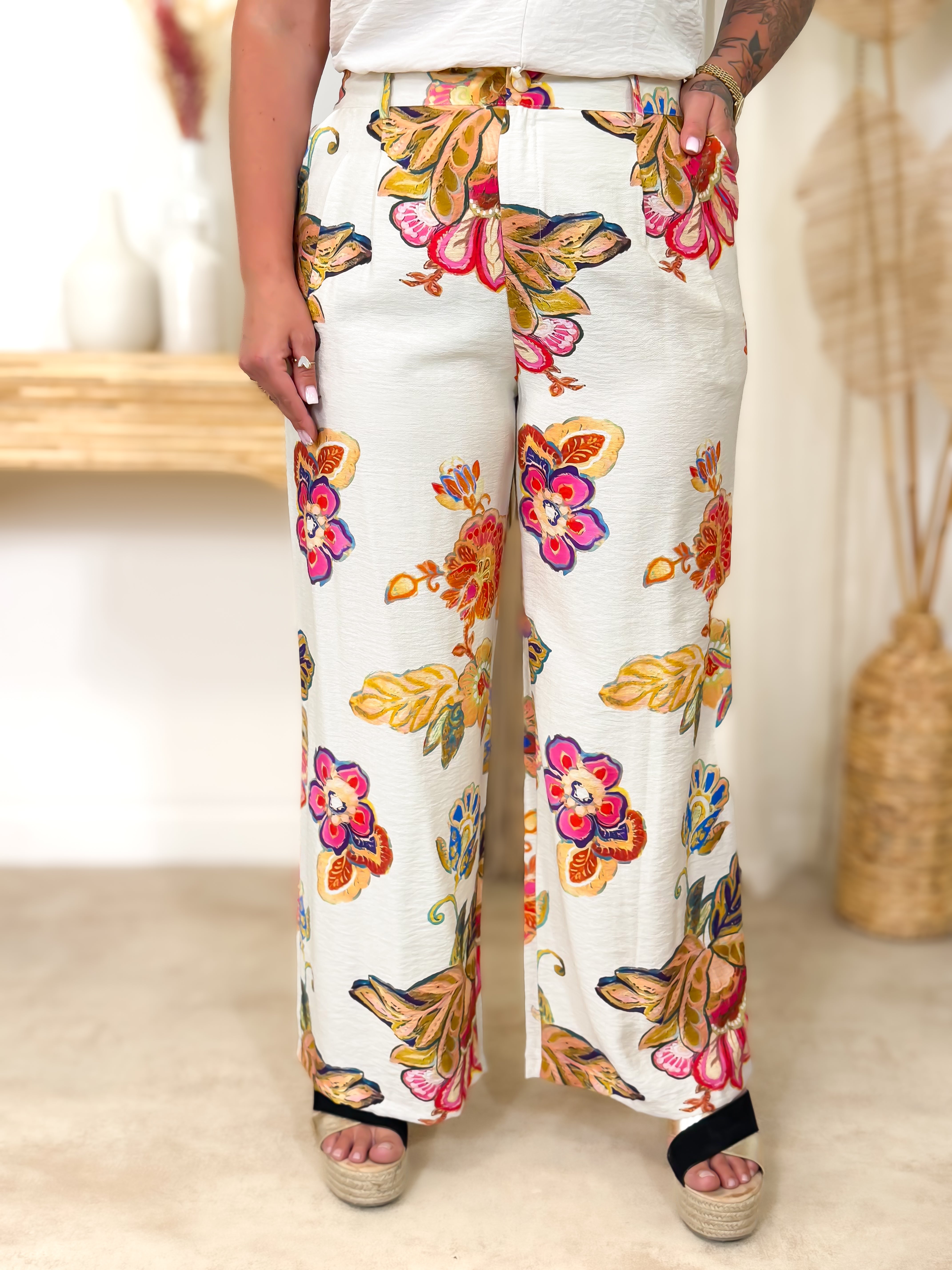 Pantalon - Amyna - Beige