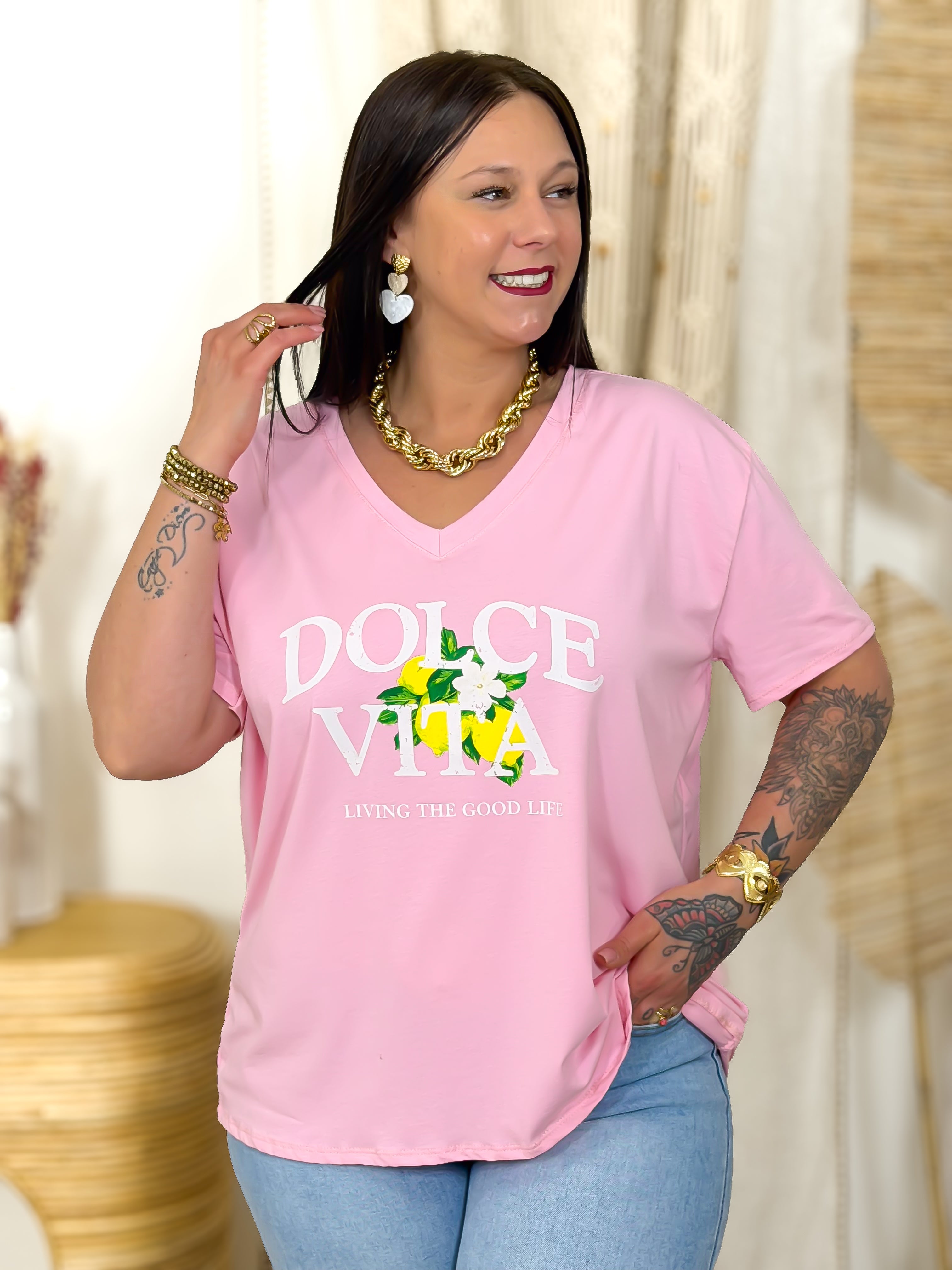 T-shirt - Amara - Rose