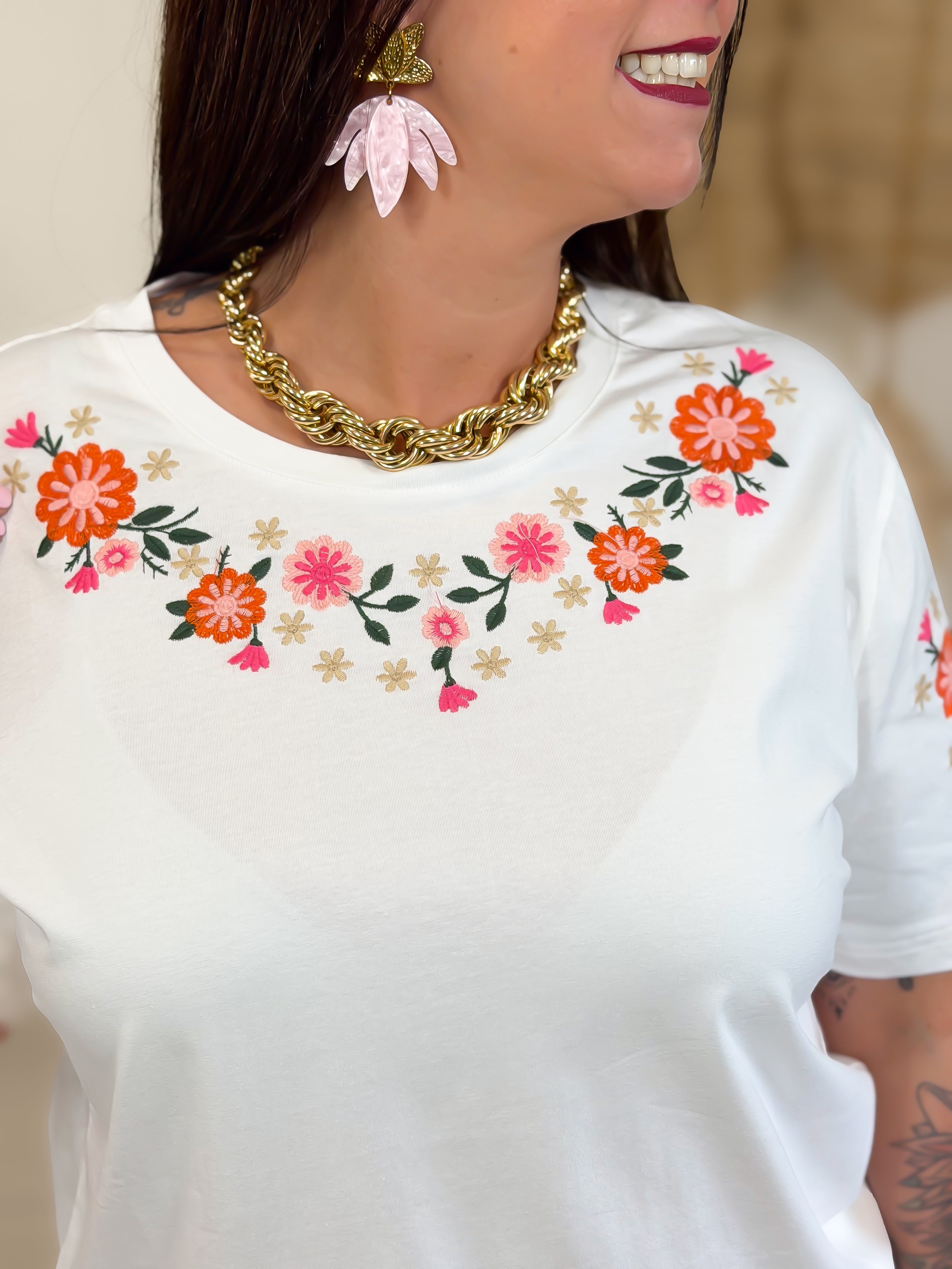 T-shirt - Tia - Blanc
