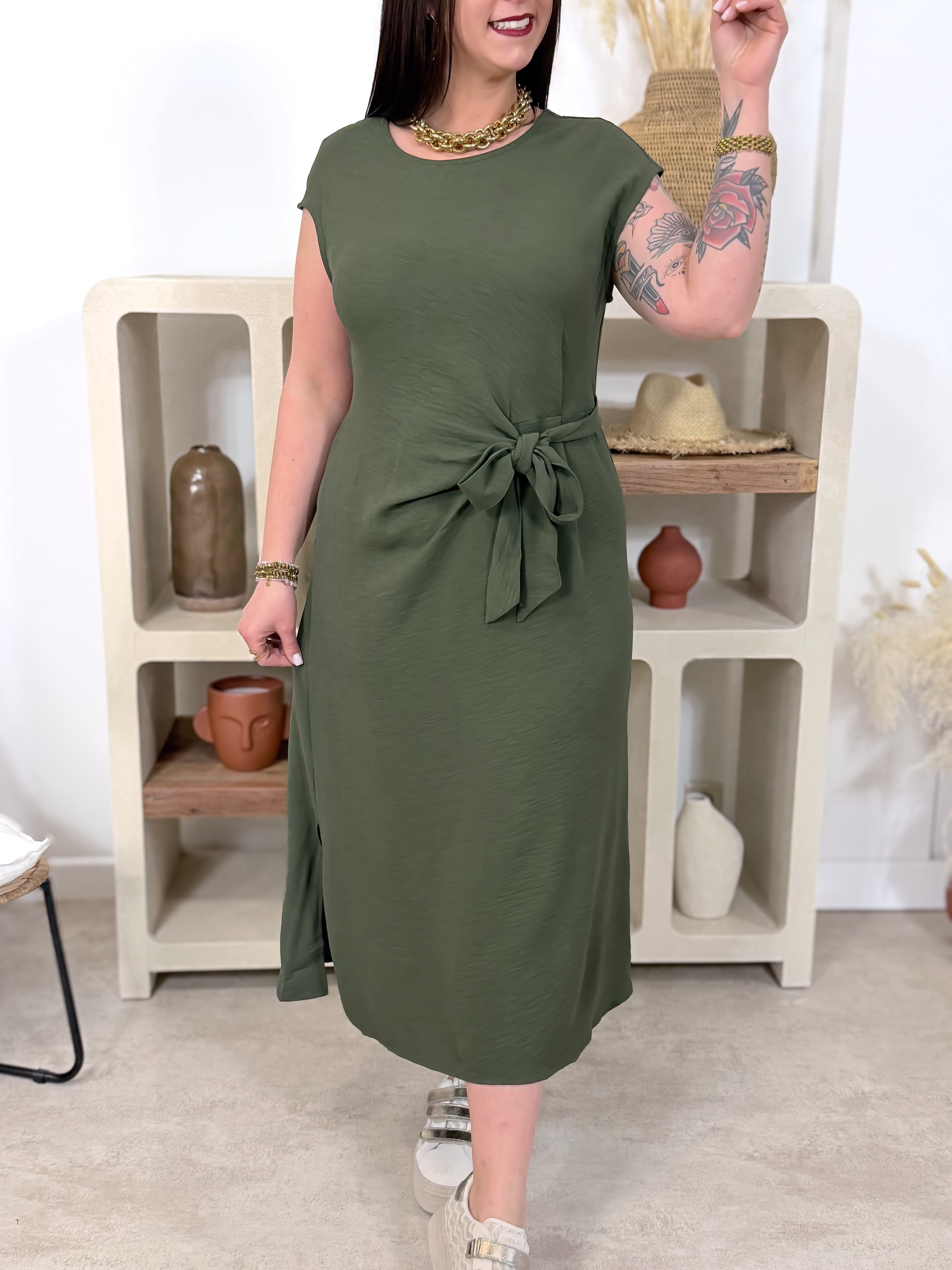 Robe - Alicia - Kaki