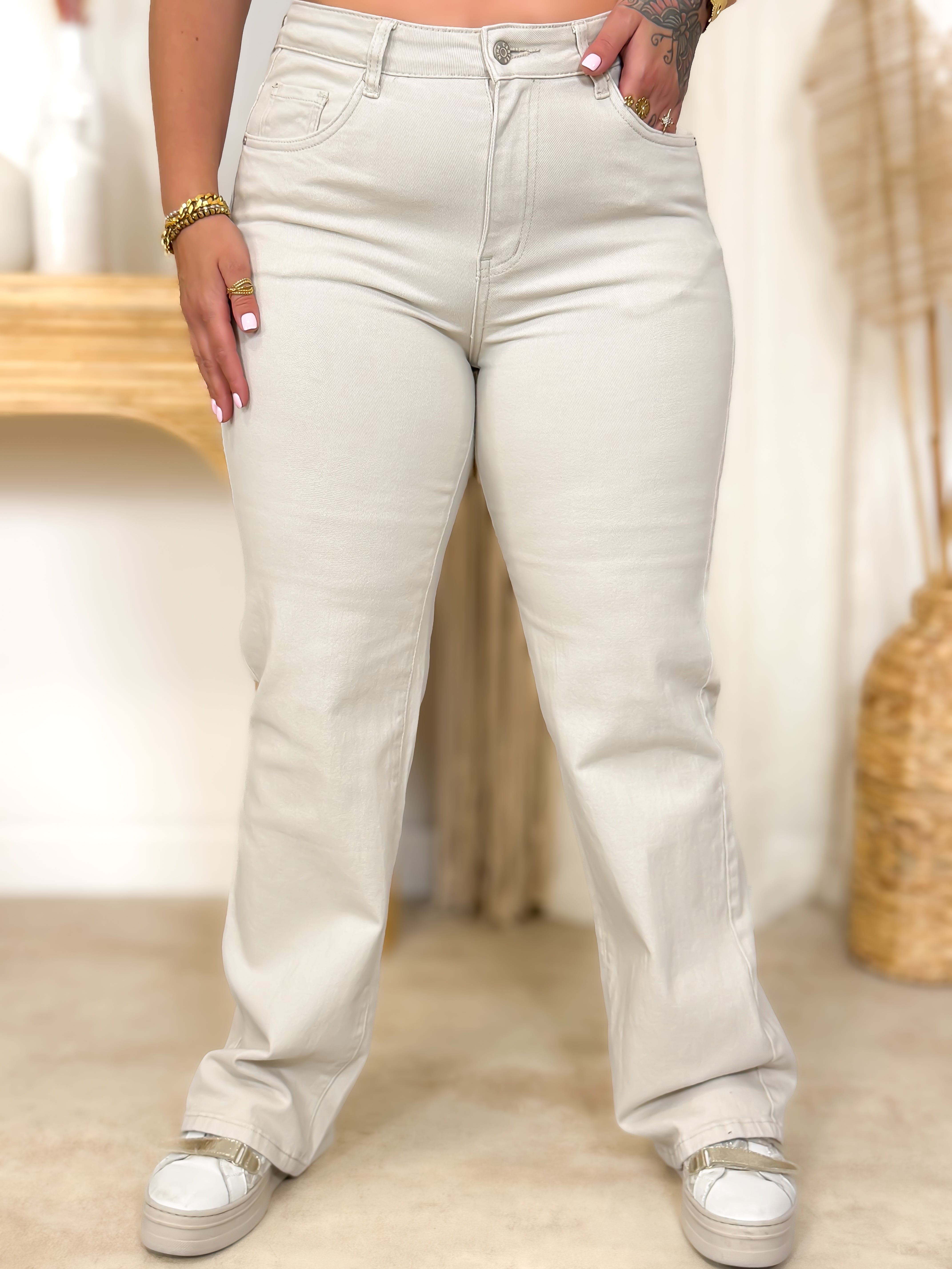Jeans - Alelia - Beige