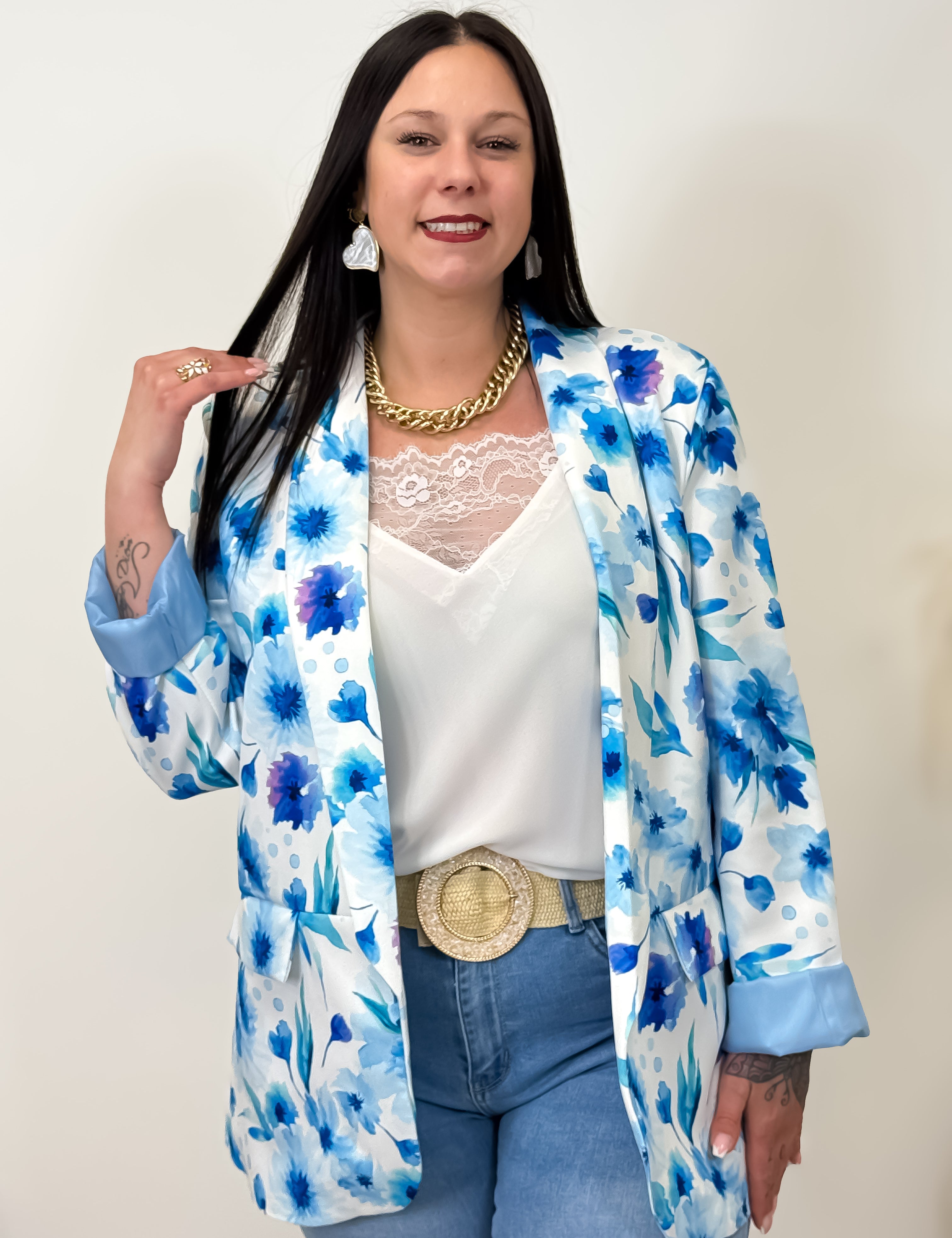 Blazer - Lina - Bleu