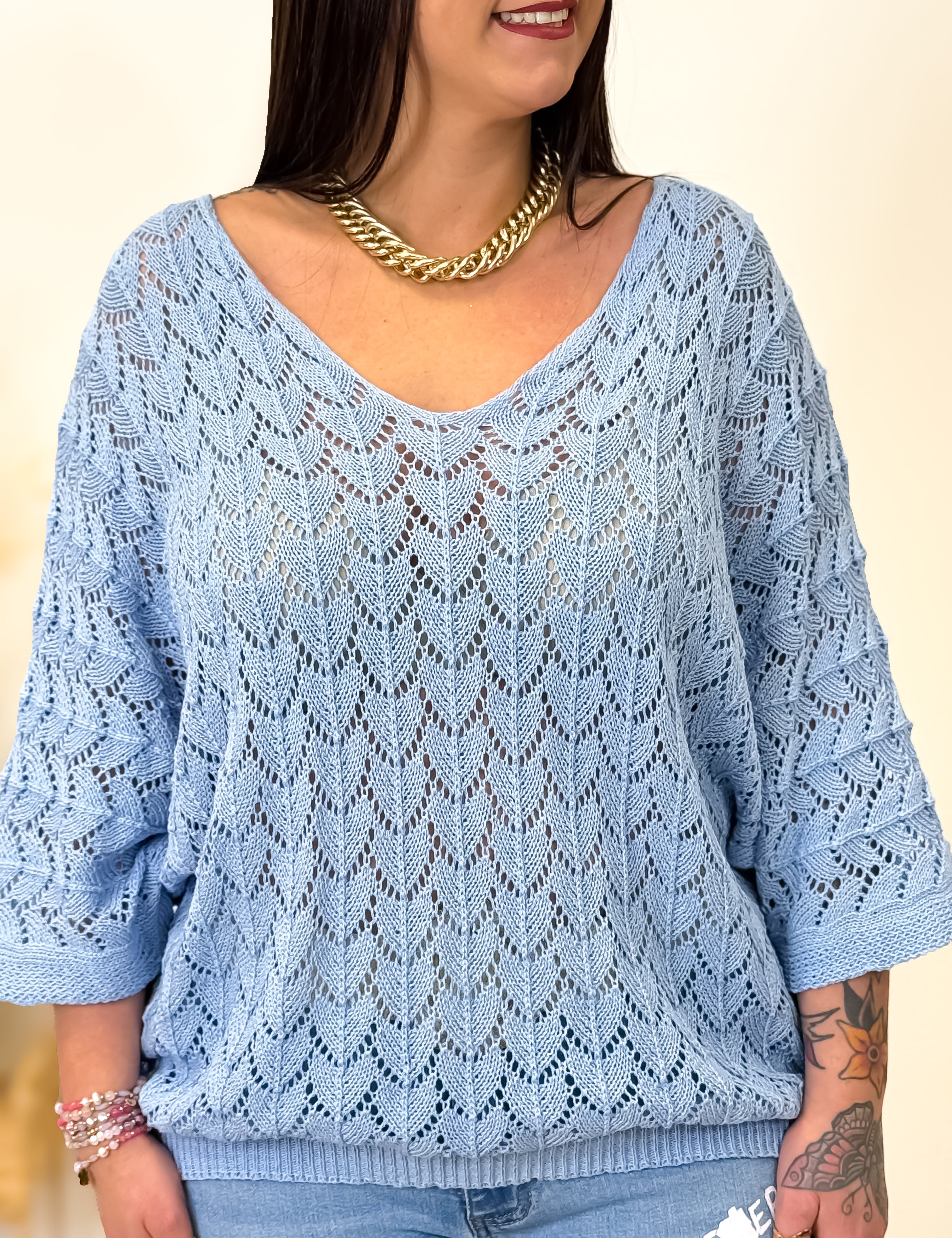 Pull - Julianna - Bleu ciel