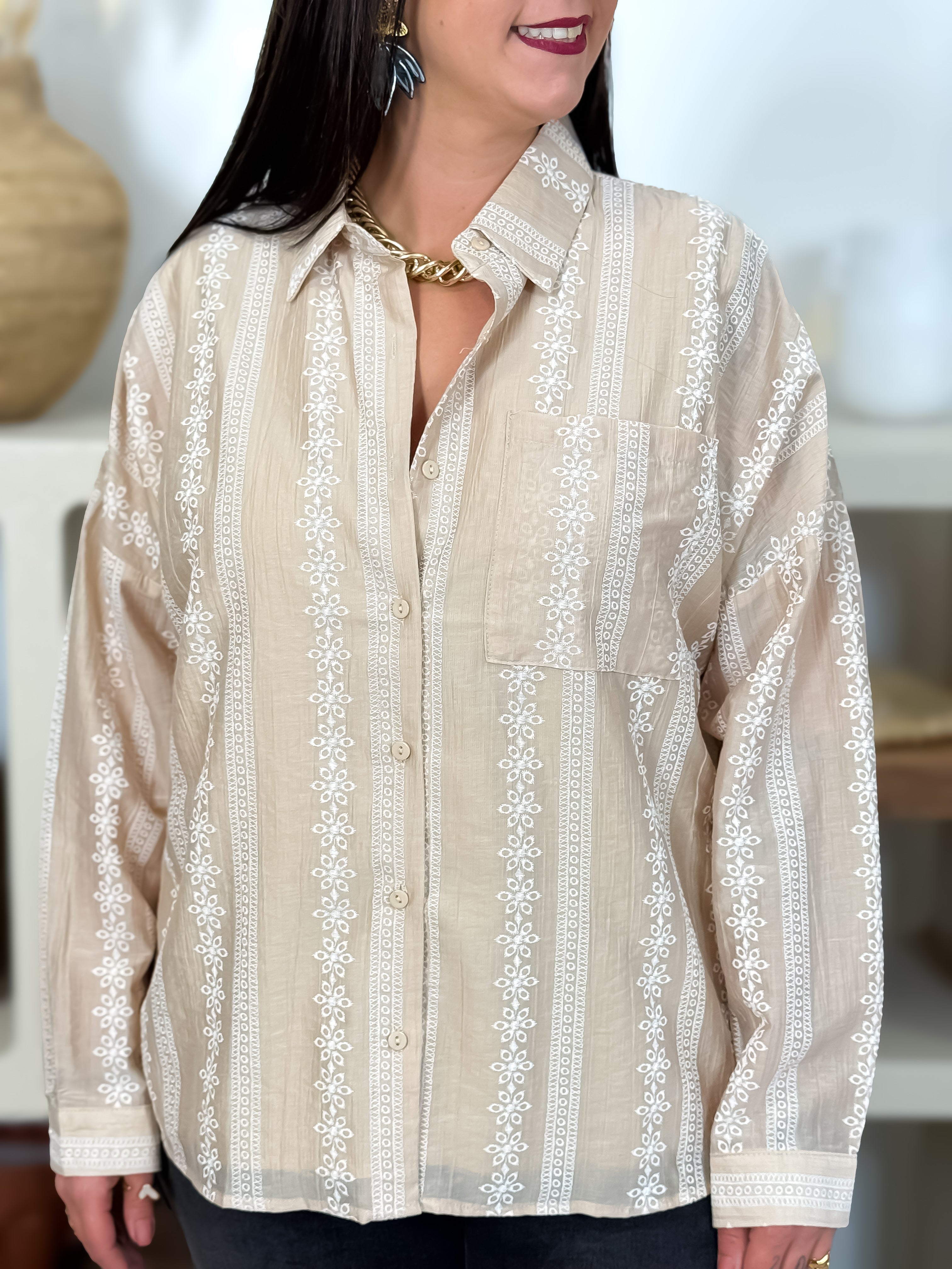 Chemise - Marlène - Beige