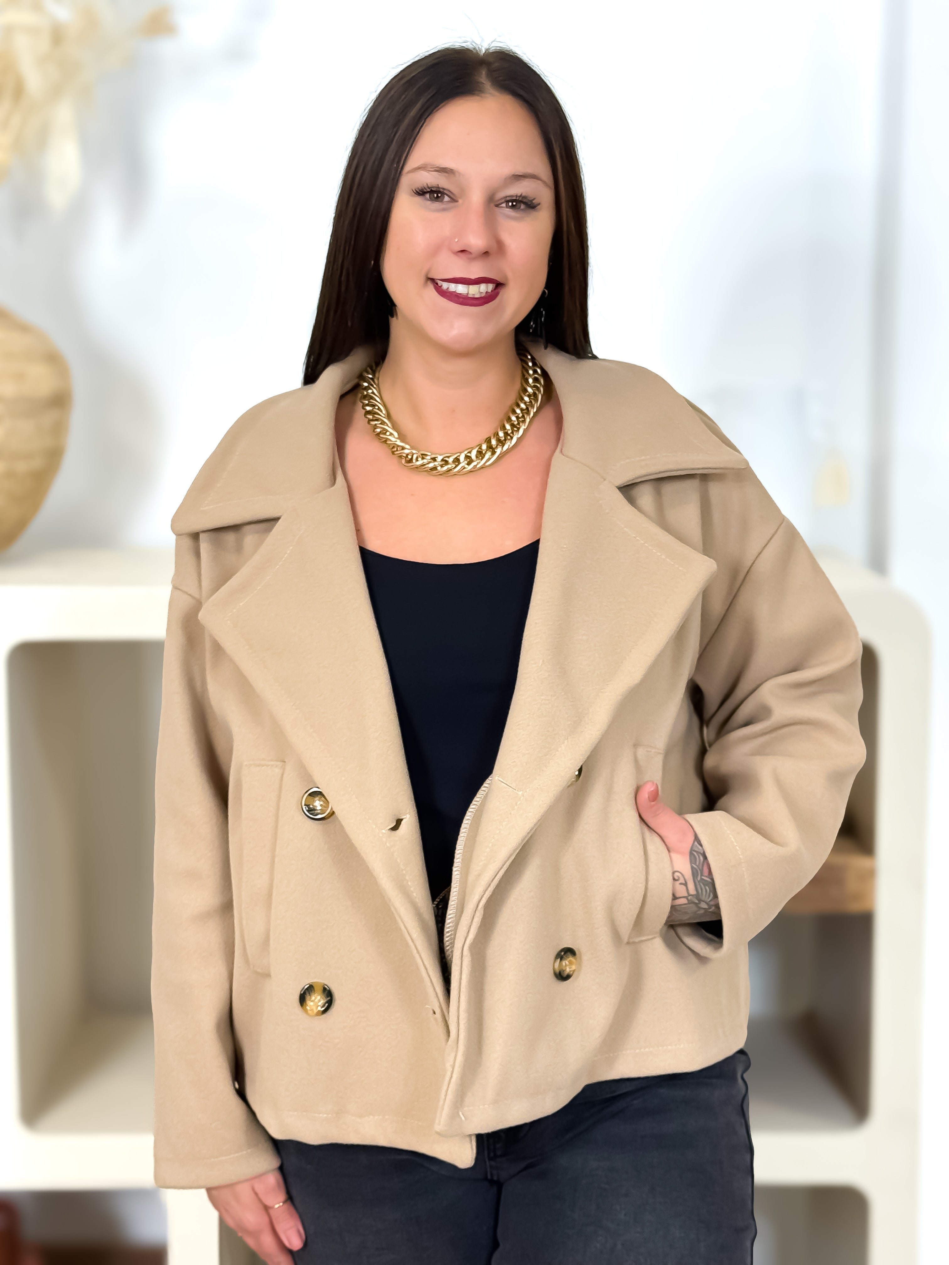 Veste - Célina - Beige