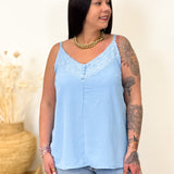 Top - Gina - Bleu ciel