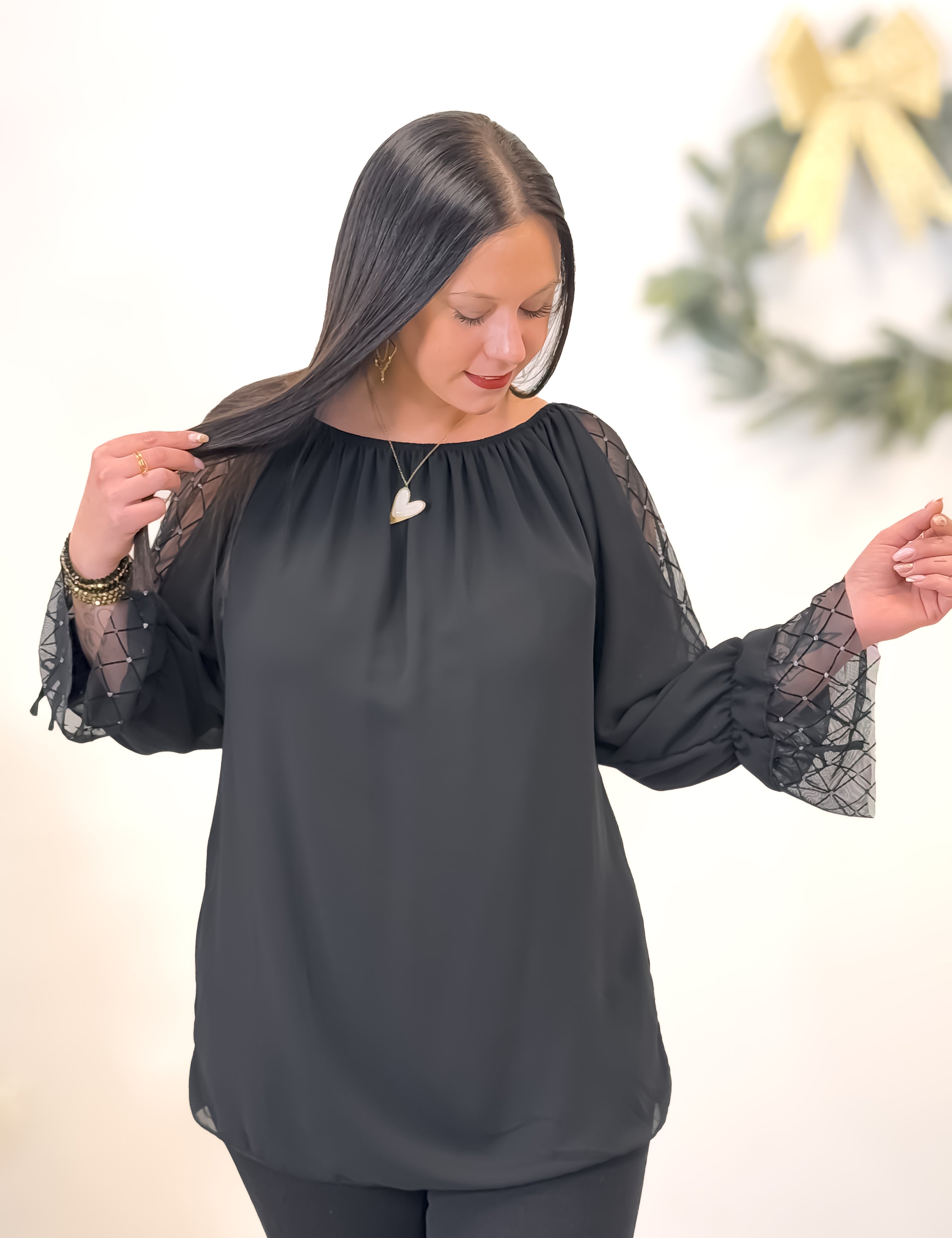 Blouse - Laura - Noir