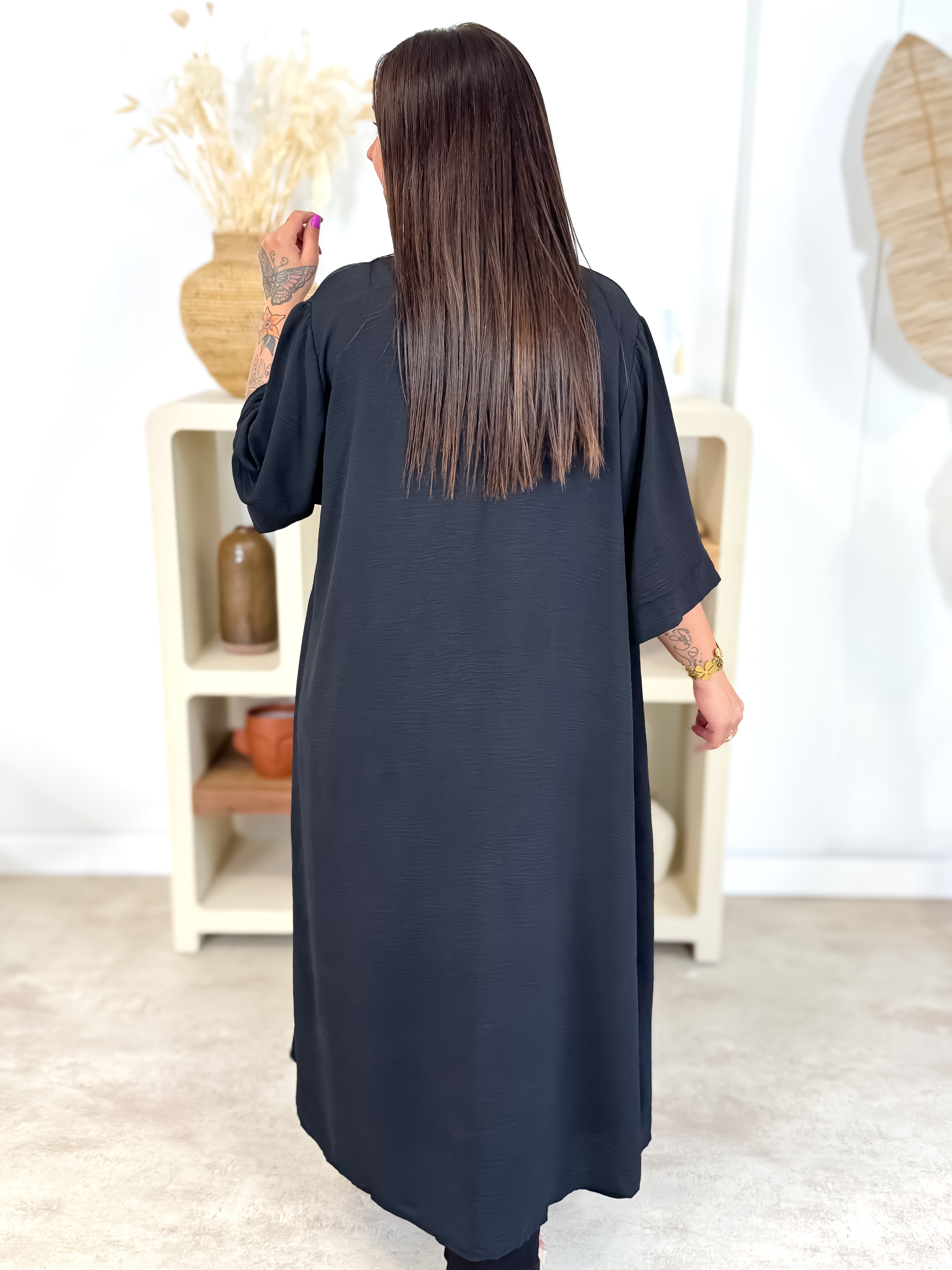 Gilet Long - Lior - Noir