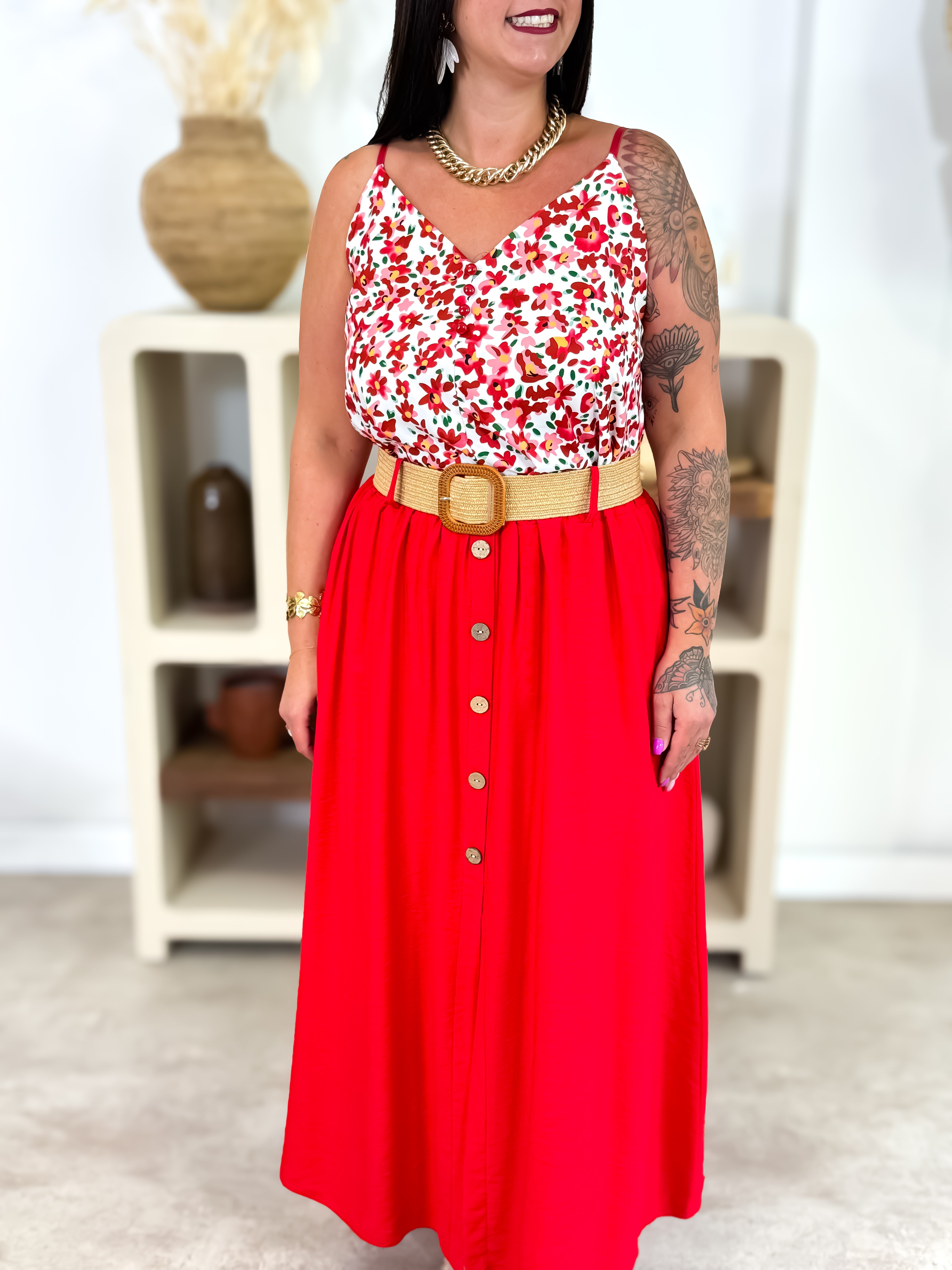Jupe - Tania - Rouge