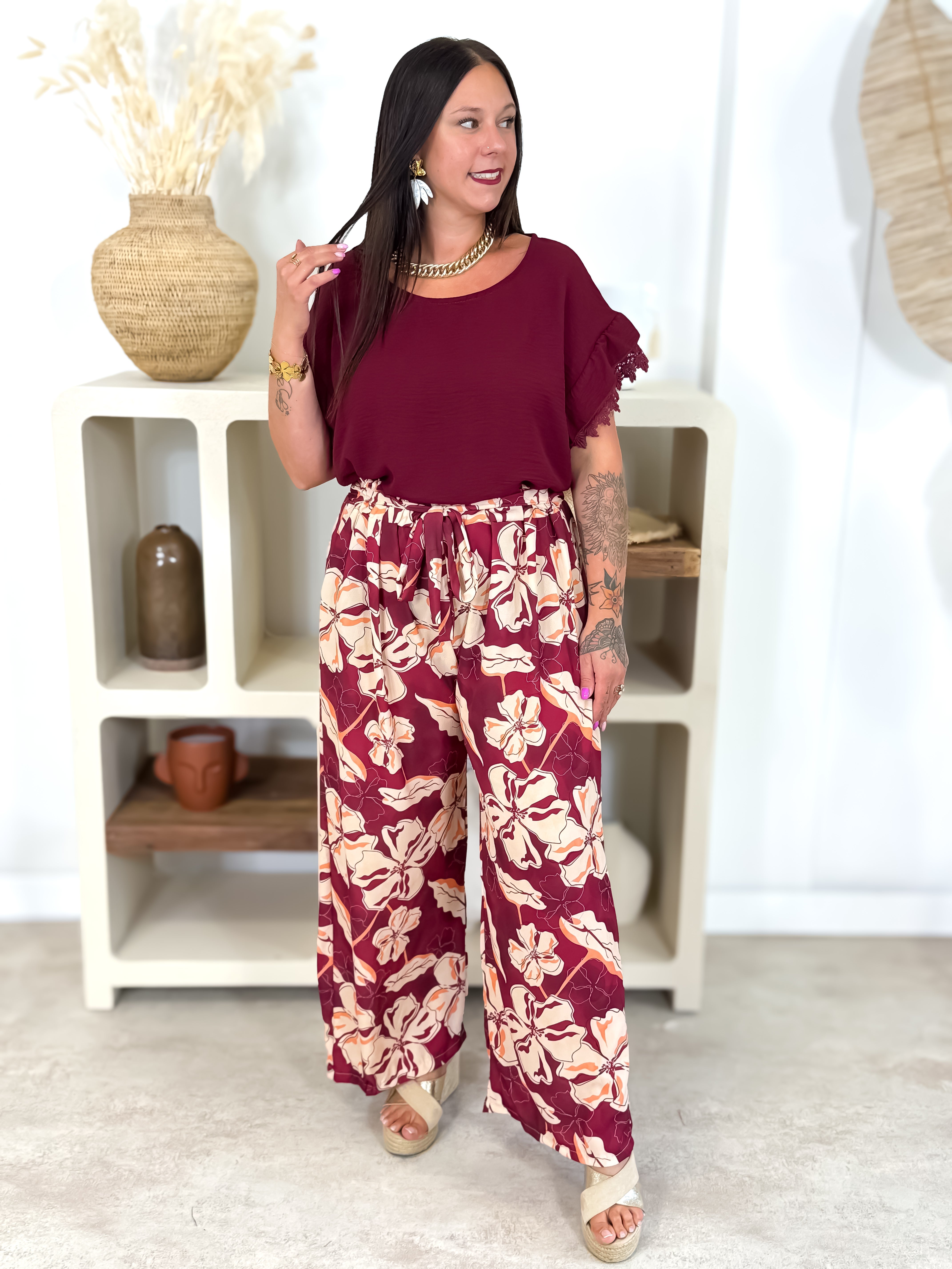 Palazzo - Mya - Fuchsia/oranje