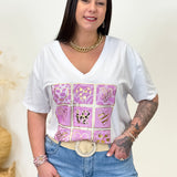 T-shirt - Love - Rose