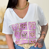 T-shirt - Love - Rose