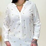 Blouse - Sabrina - Blanc