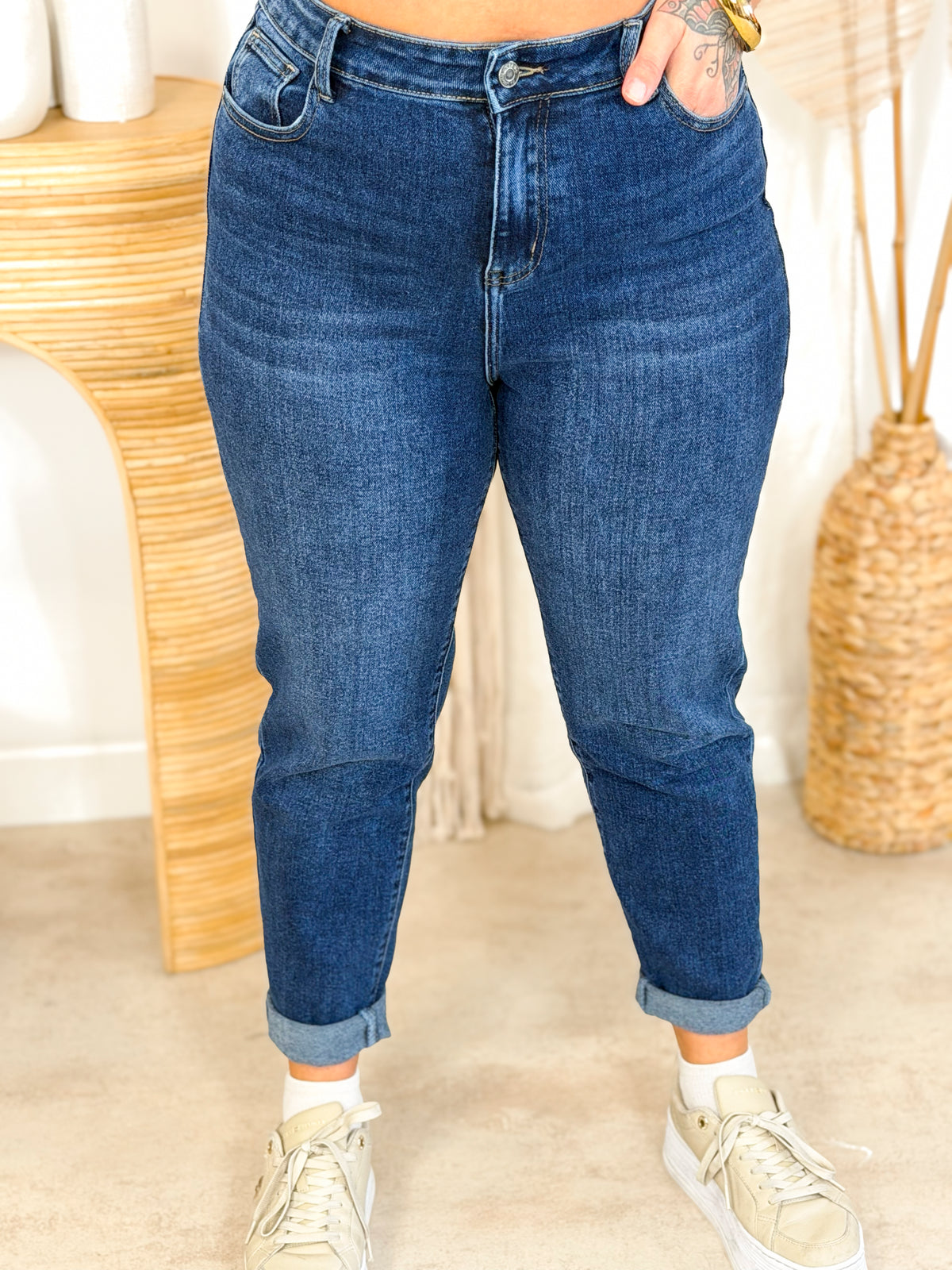 Jean grande taille bleu Raven – photo 1